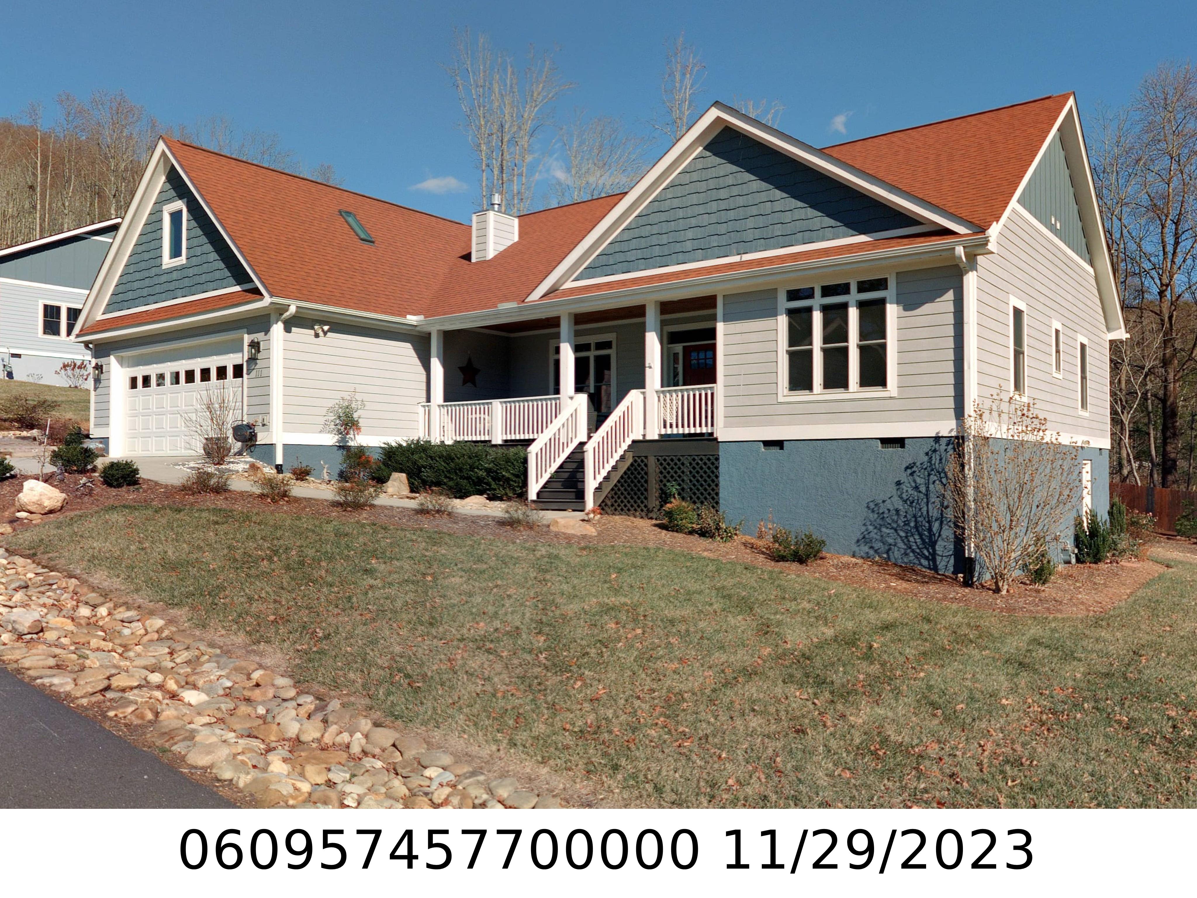 A picture of the property located at 111 WHISPERING WIND DR, BLACK MOUNTAIN NC 28711.