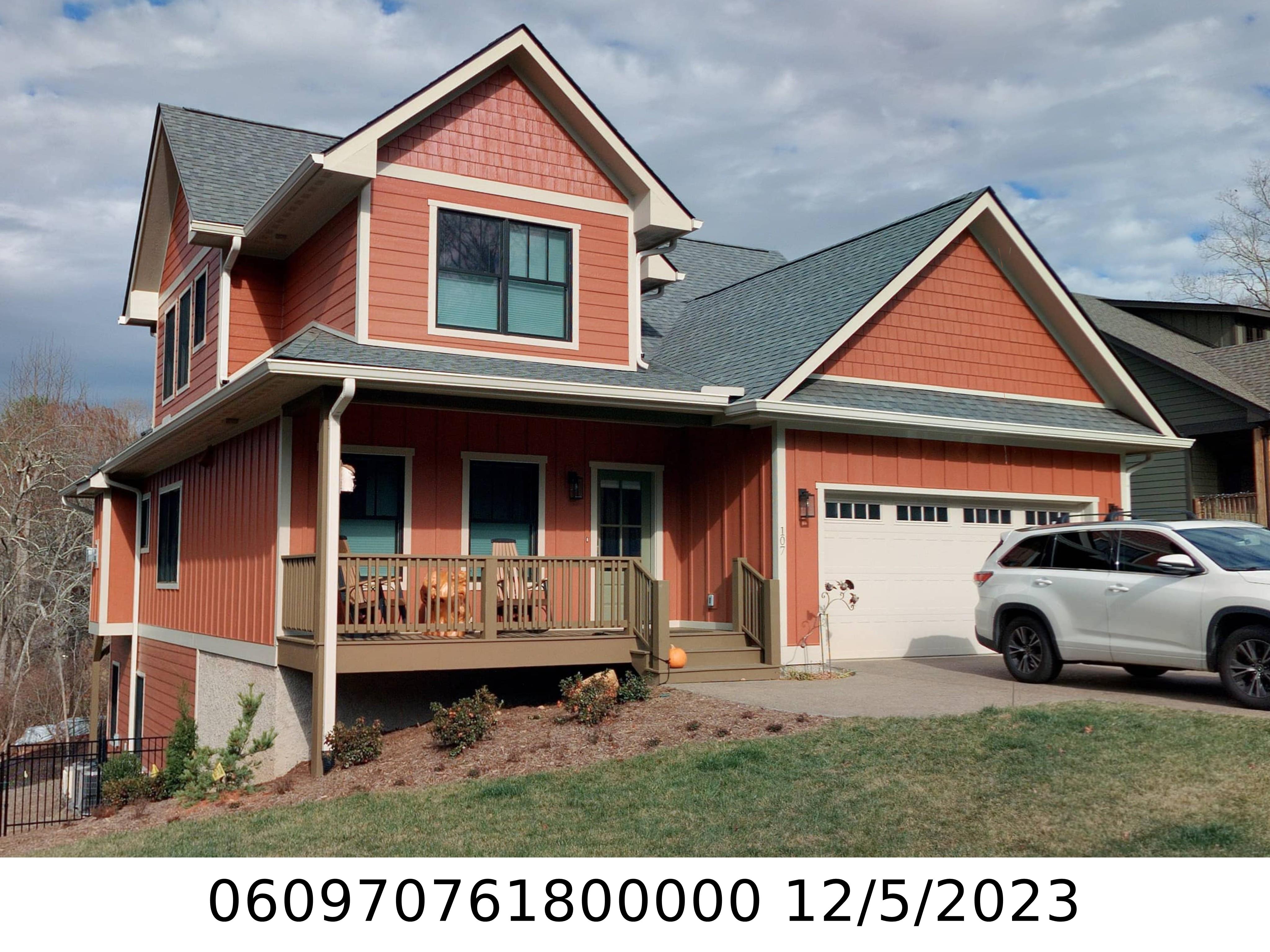 A picture of the property located at 107 BROOKHAVEN DR, BLACK MOUNTAIN NC 28711.