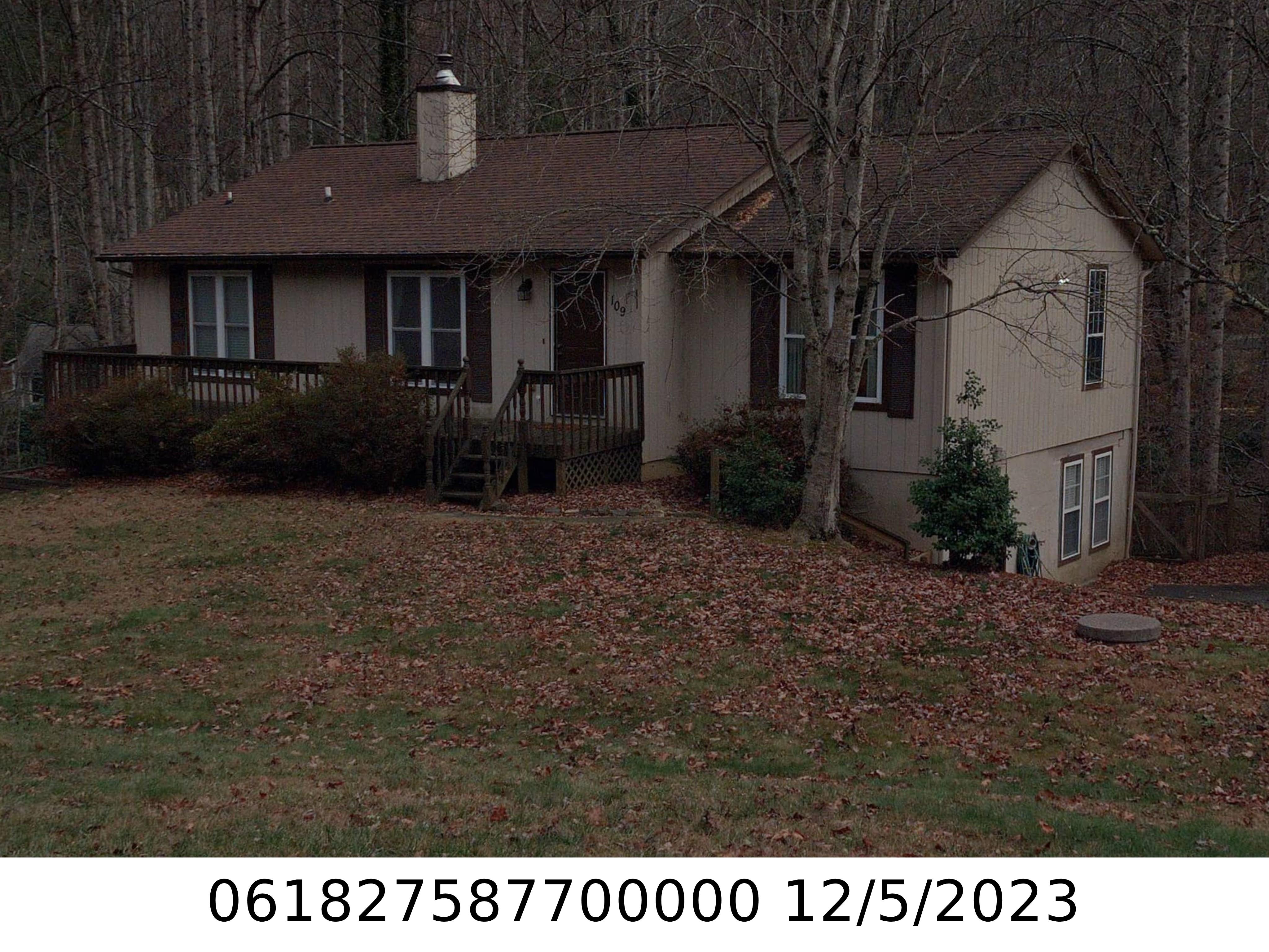 A picture of the property located at 109 PEARSON LN, BLACK MOUNTAIN NC 28711.