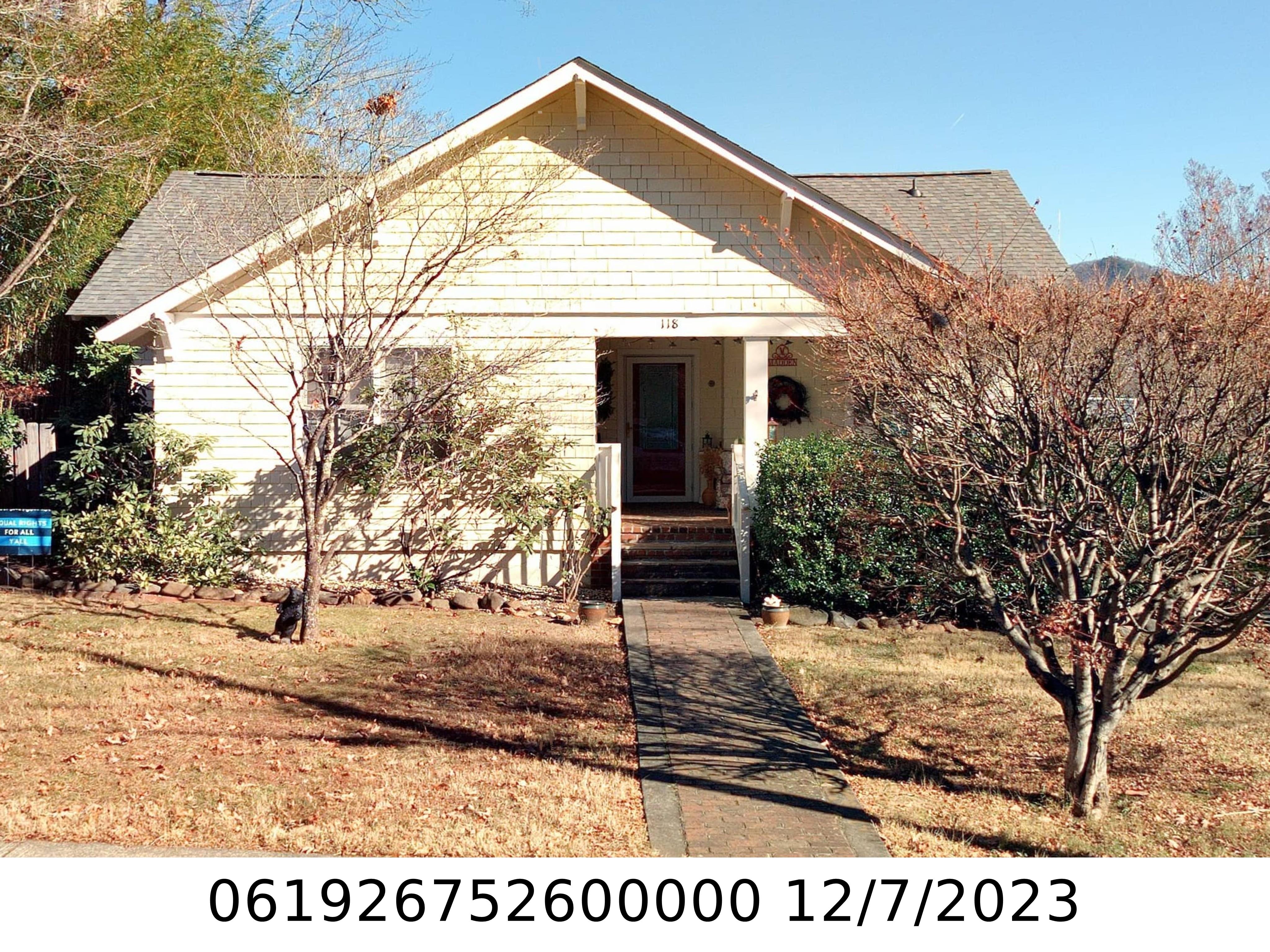 A picture of the property located at 118 CHURCH ST, BLACK MOUNTAIN NC 28711.