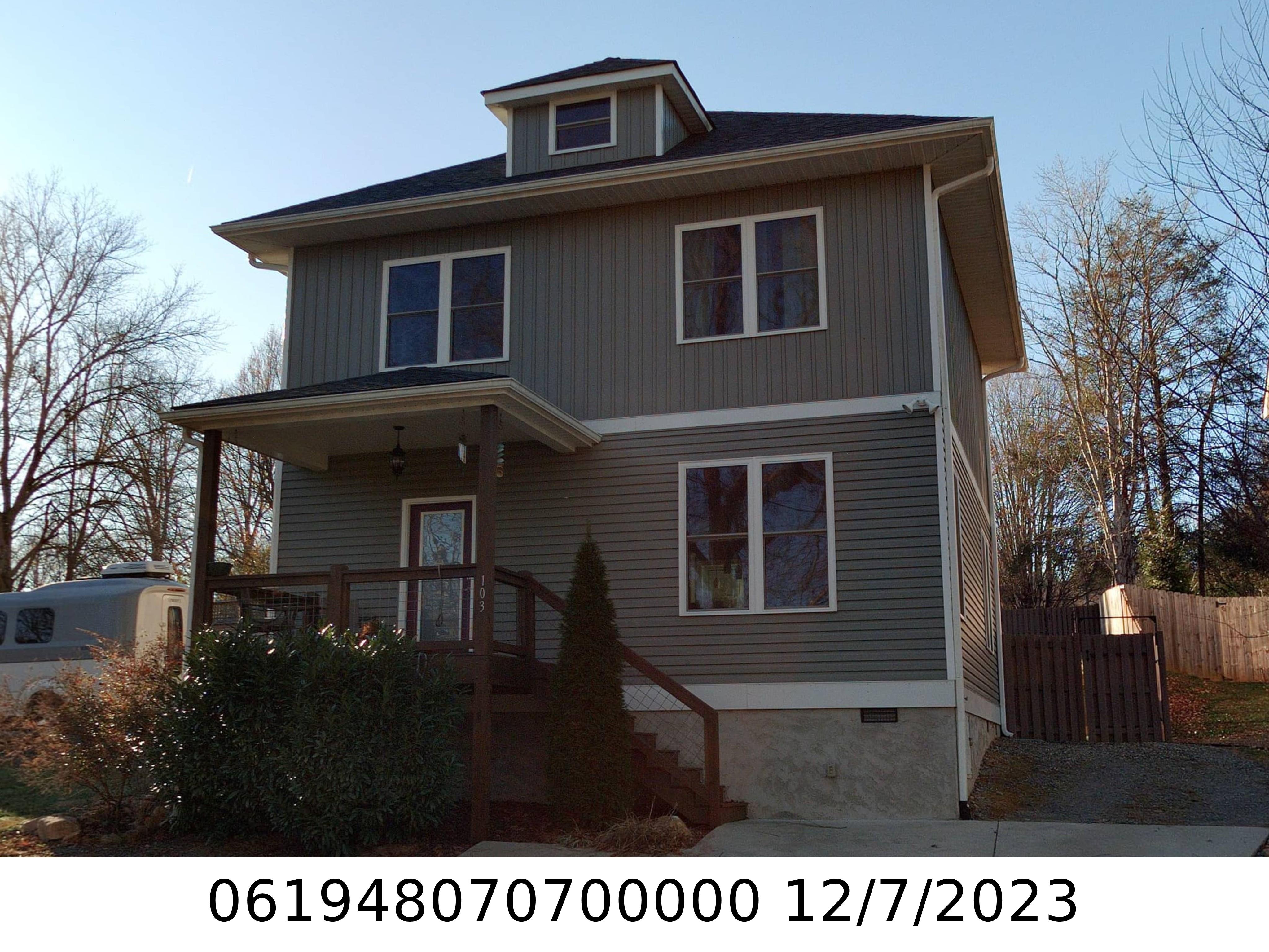 A picture of the property located at 103 PORTMANVILLA RD, BLACK MOUNTAIN NC 28711.