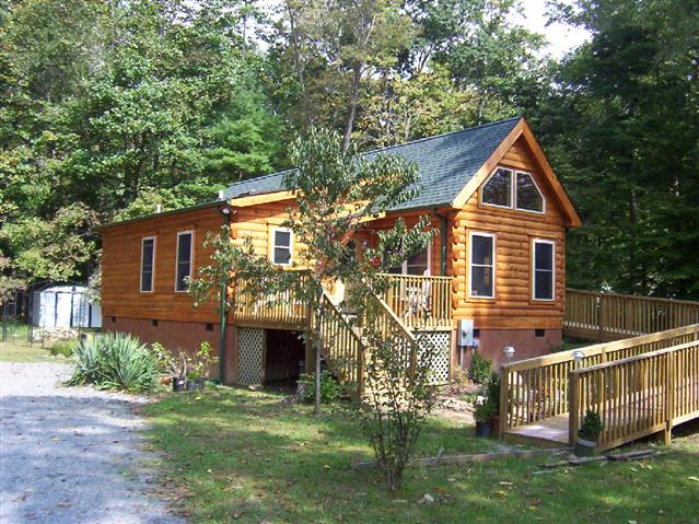 A picture of the property located at 15 RUSHING BROOK LN, BLACK MOUNTAIN NC 28711.