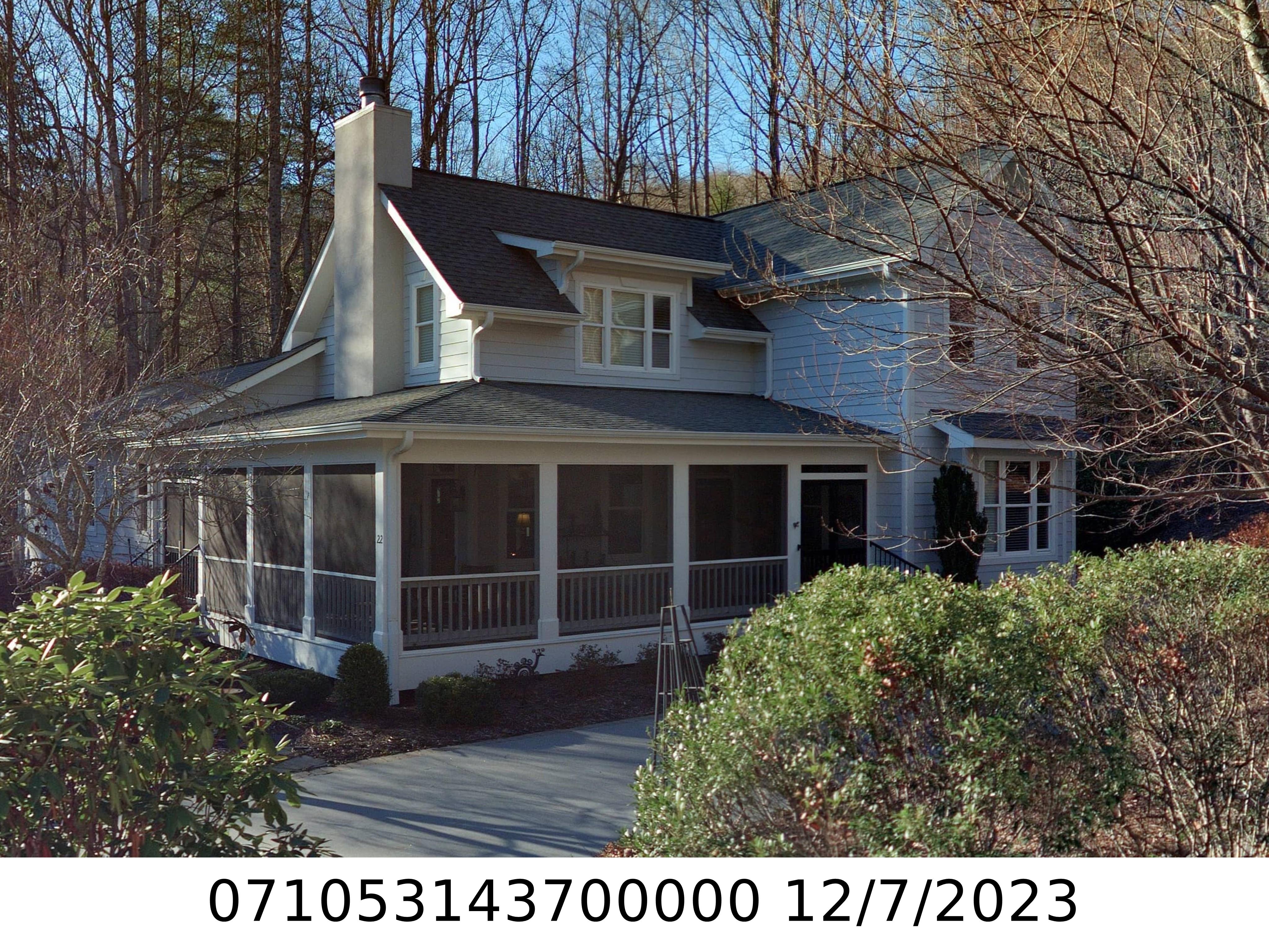 A picture of the property located at 22 REUNION HILL LN, BLACK MOUNTAIN NC 28711.