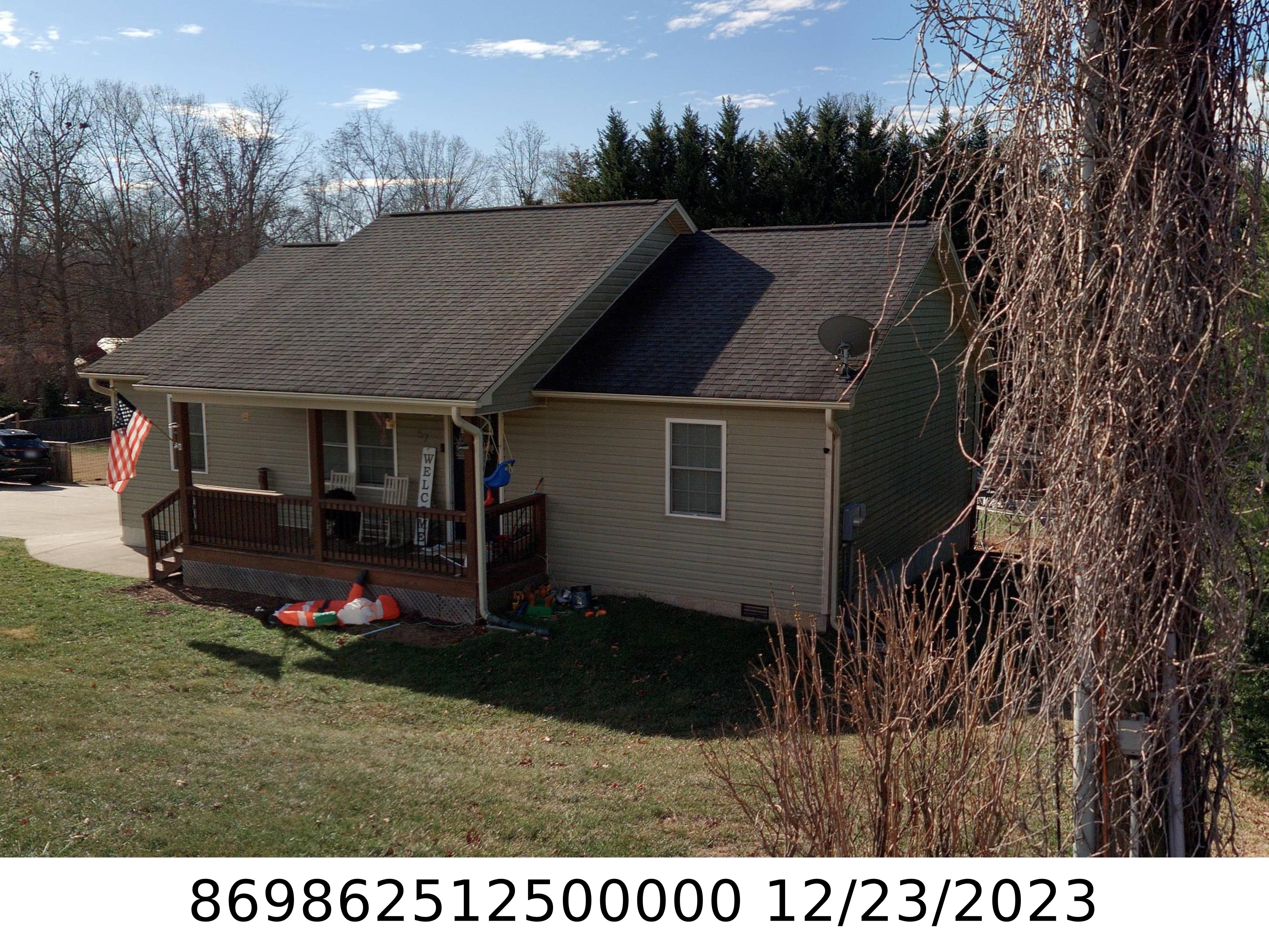 A picture of the property located at 57 SNOW HILL CHURCH RD, CANDLER NC 28715.