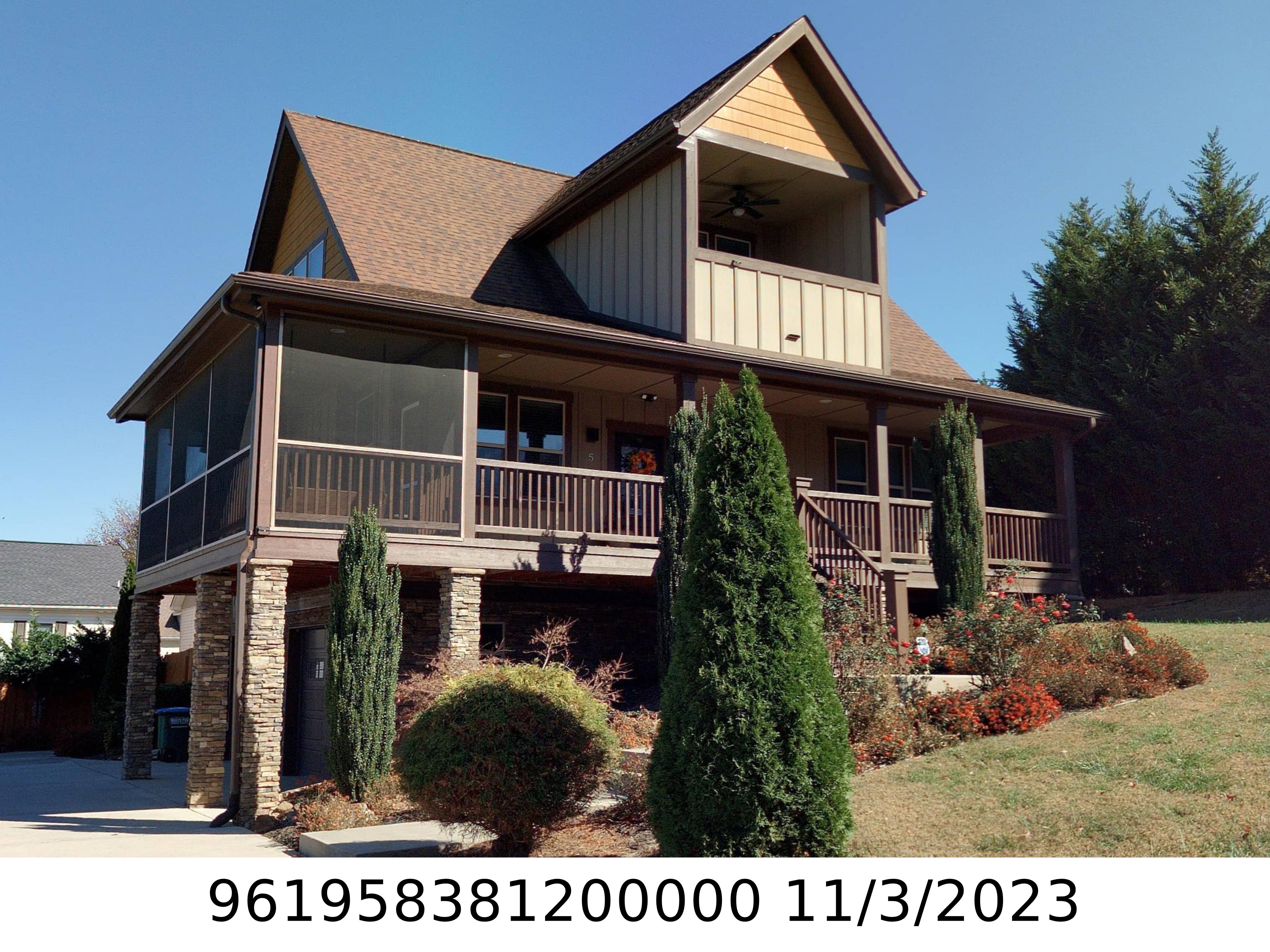 A picture of the property located at 5 AZURE SAGE WAY, ASHEVILLE NC 28806.