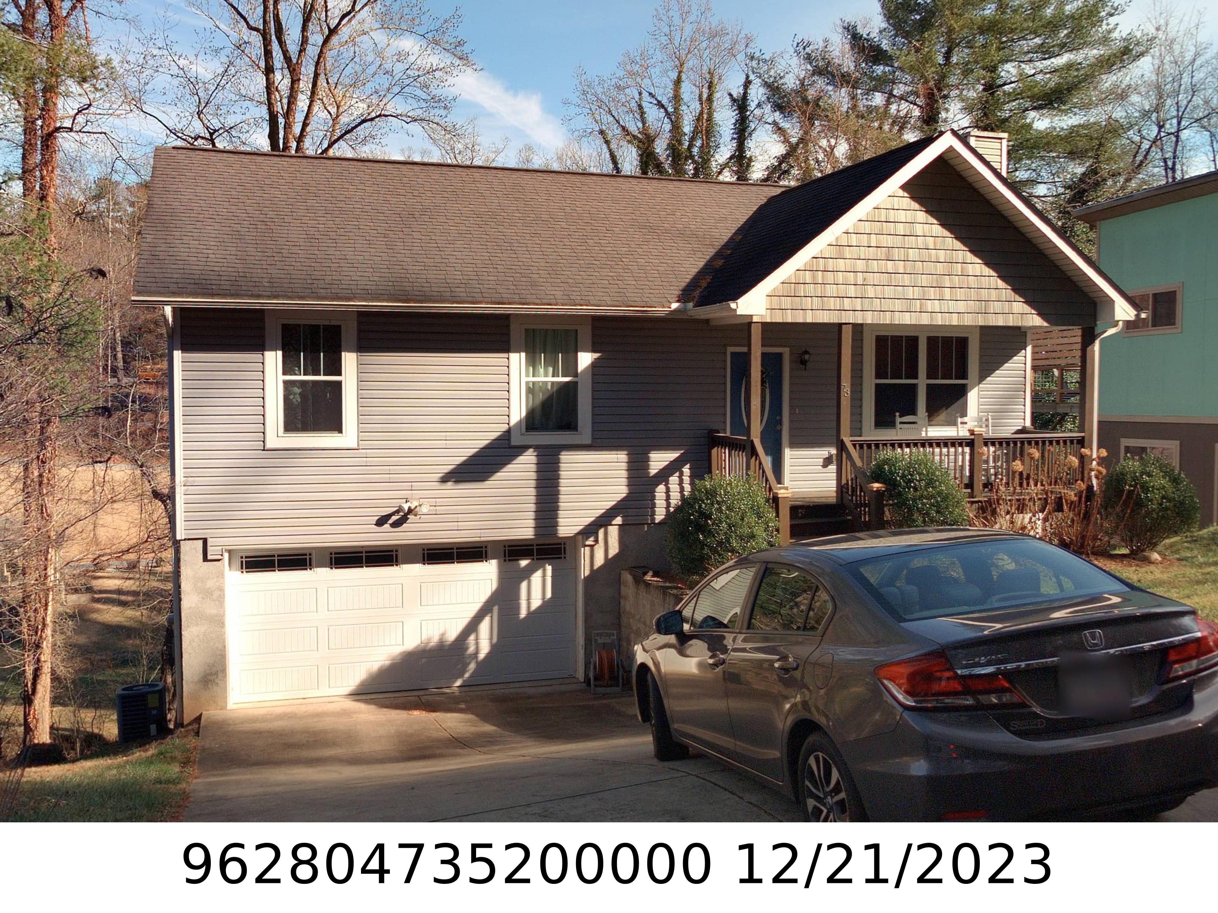 A picture of the property located at 73 HONEYSUCKLE LN, ASHEVILLE NC 28806.