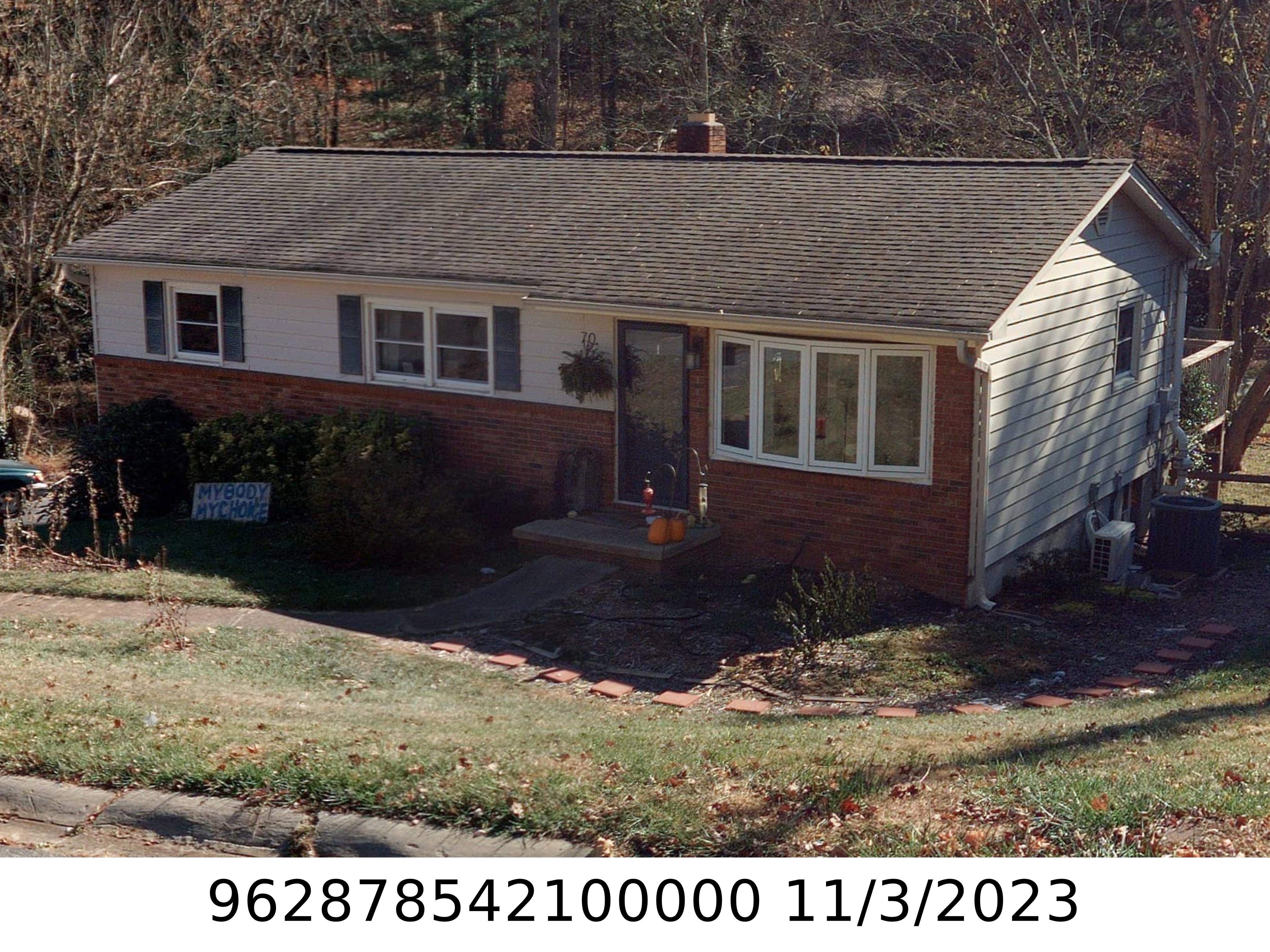 A picture of the property located at 70 DEBRA LN, ASHEVILLE NC 28806.