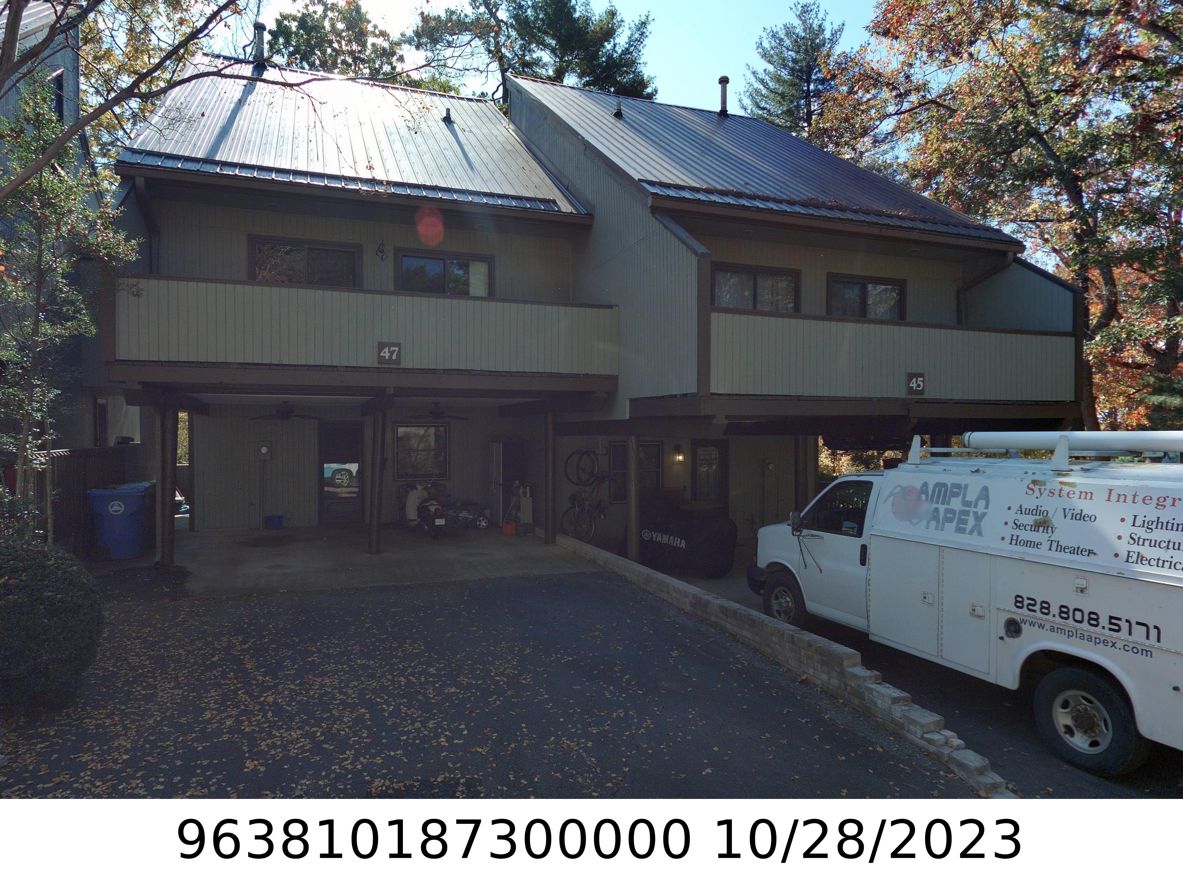 A picture of the property located at 45 MAPLE RIDGE LN, ASHEVILLE NC 28806.