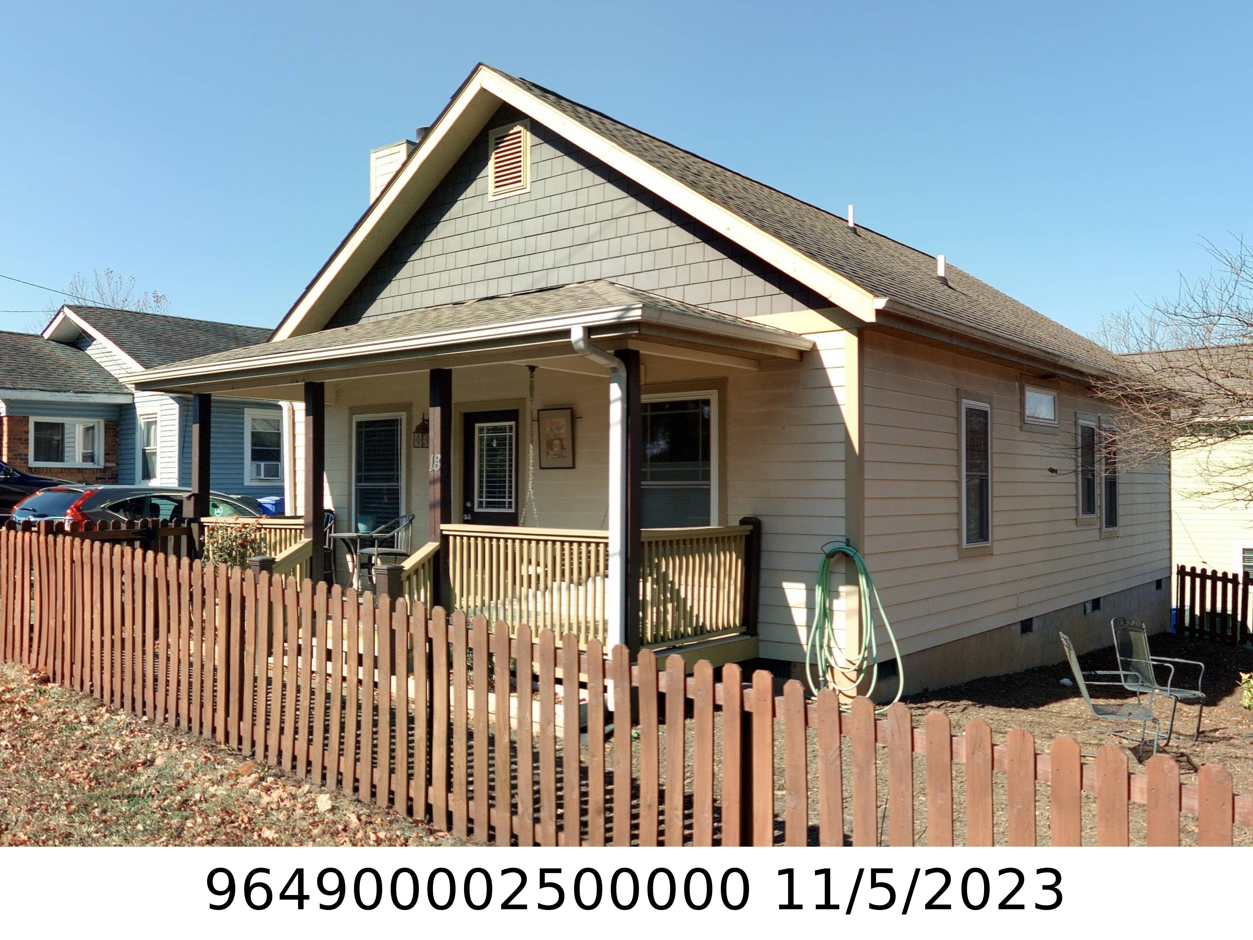 A picture of the property located at 18 EAST LN, ASHEVILLE NC 28801.