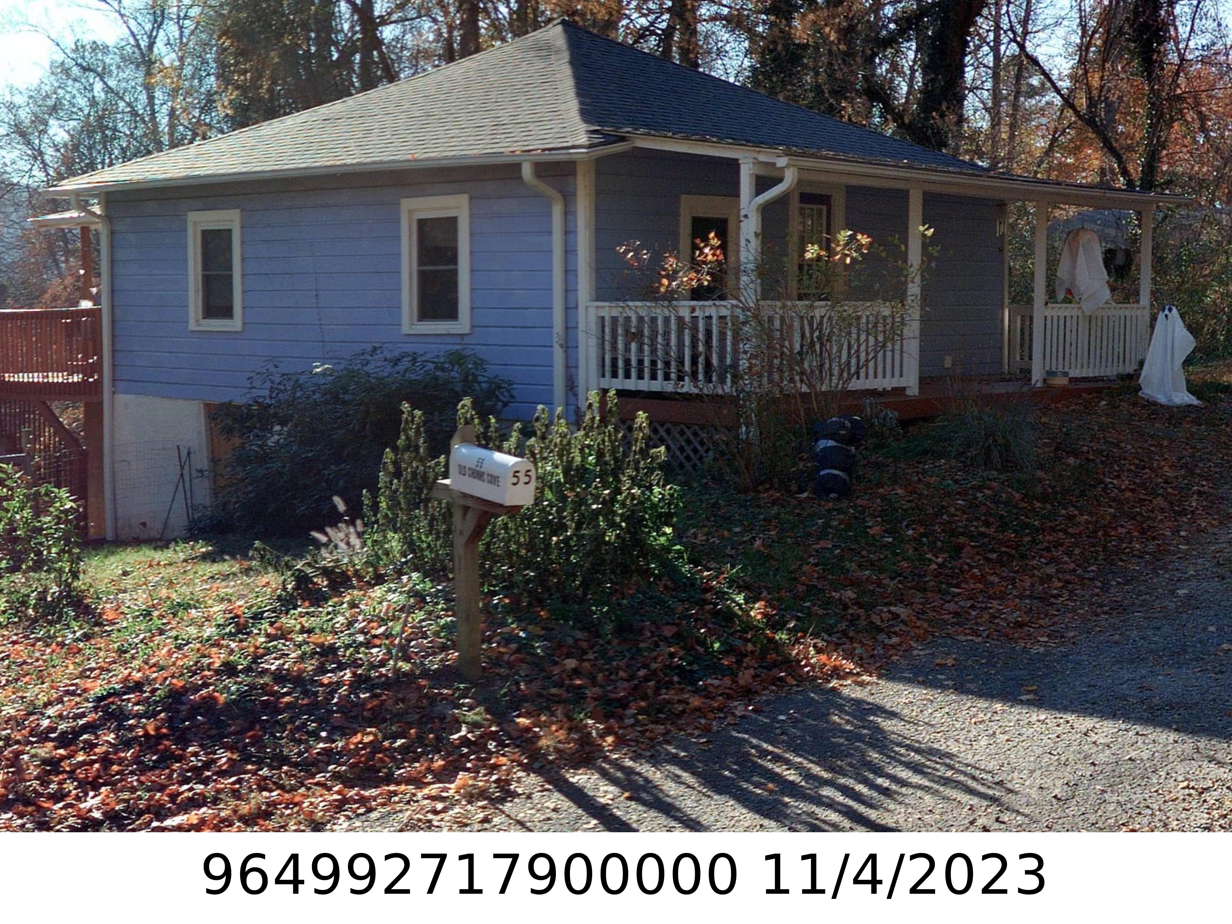 A picture of the property located at 55 OLD CHUNNS COVE RD, ASHEVILLE NC 28805.