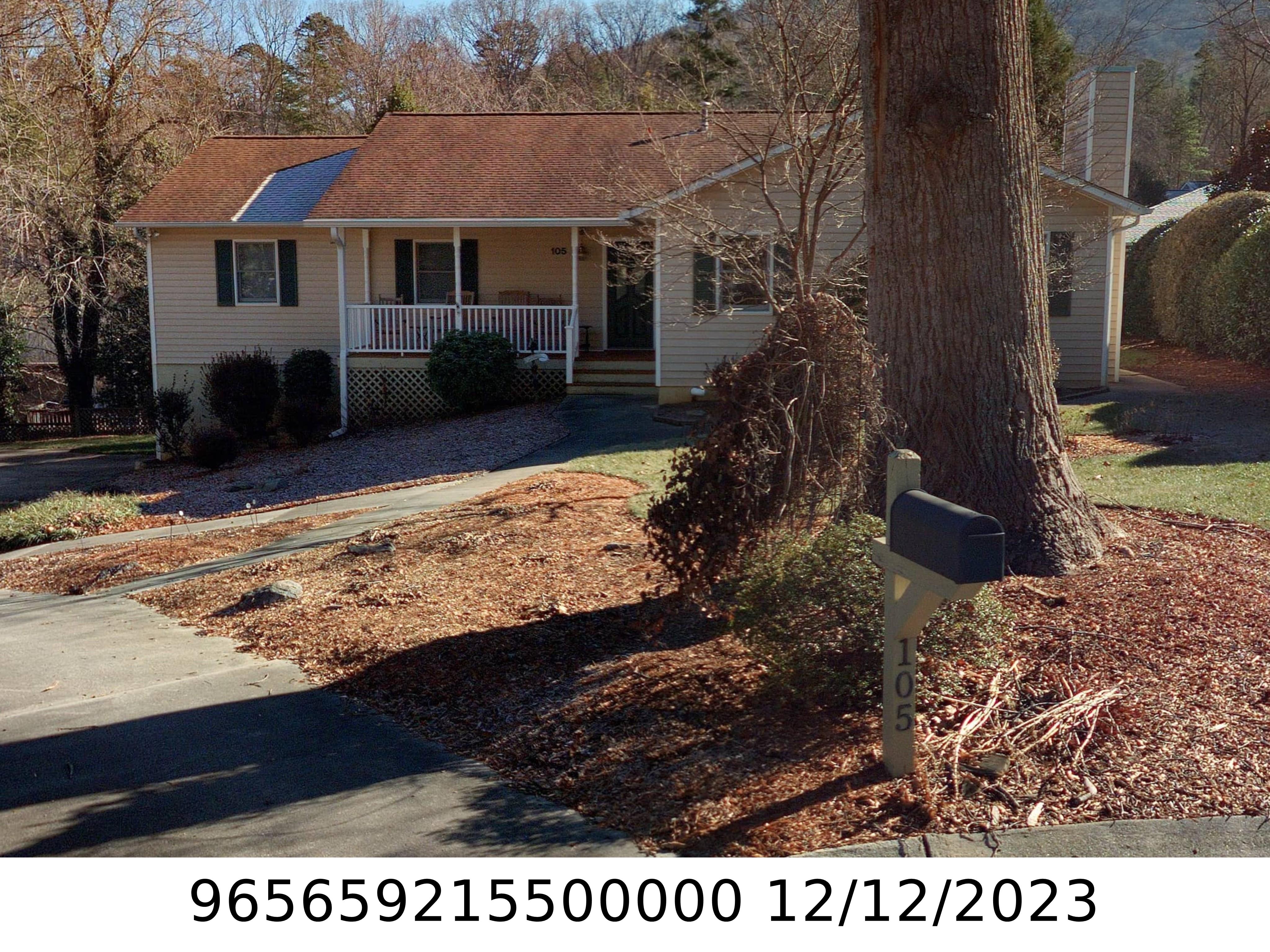 A picture of the property located at 105 GOLDFINCH LN, ASHEVILLE NC 28803.