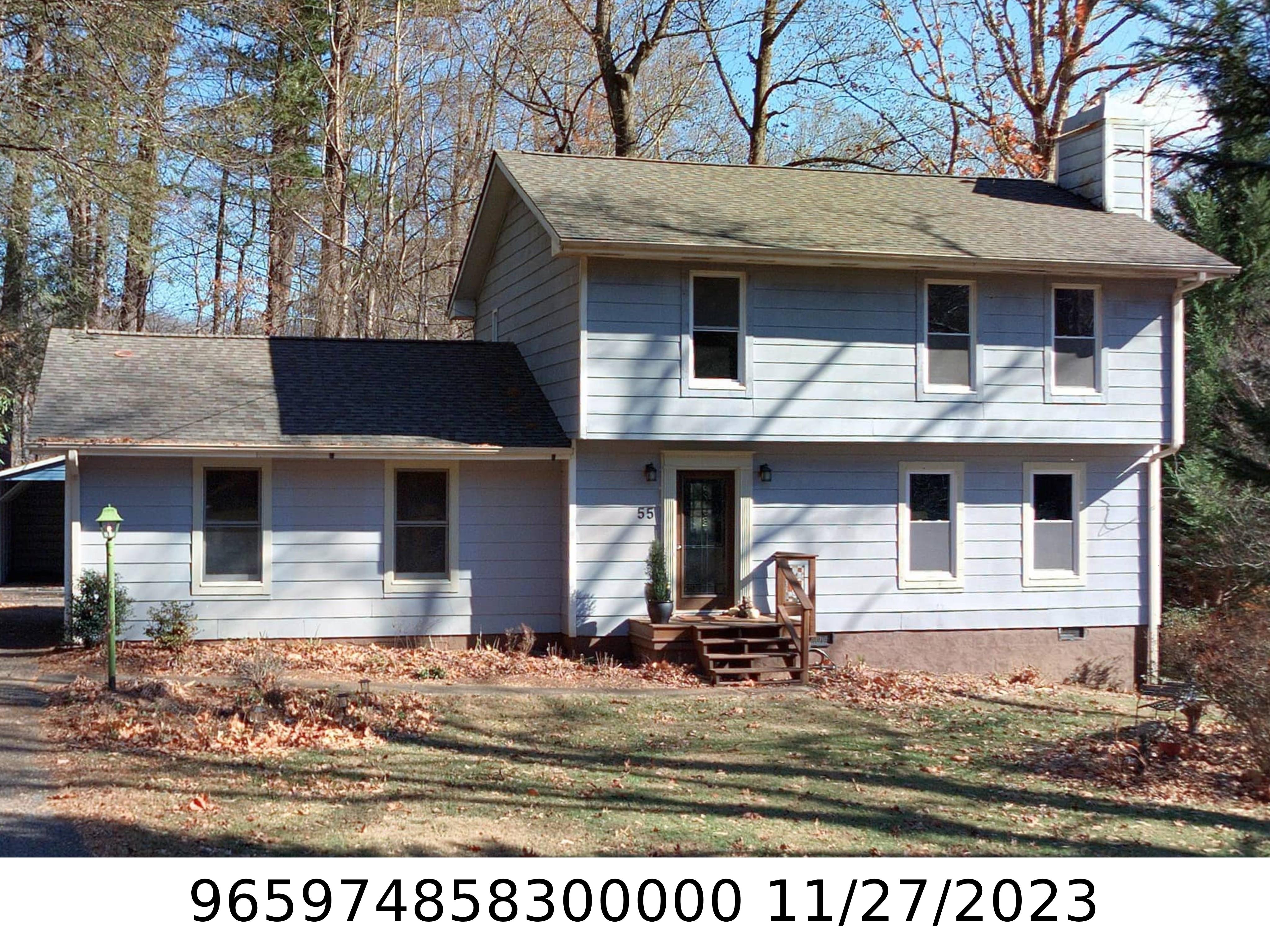 A picture of the property located at 55 KEASLER RD, ASHEVILLE NC 28805.