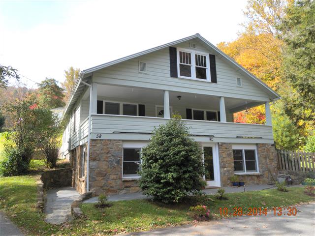 A picture of the property located at 58 HESS HILL WAY, ASHEVILLE NC 28805.