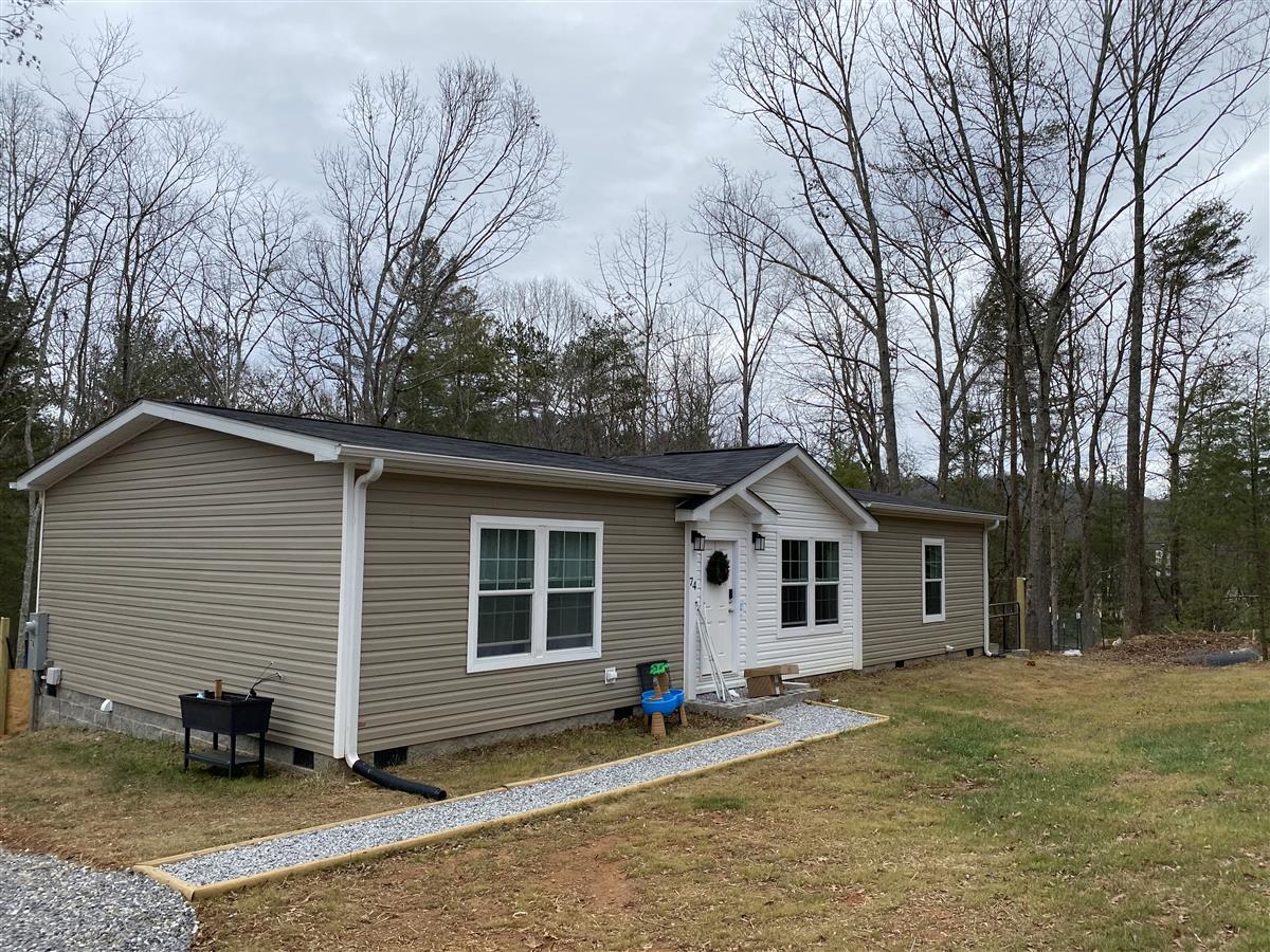 A picture of the property located at 74 LOGAN LN, FLETCHER NC 28732.