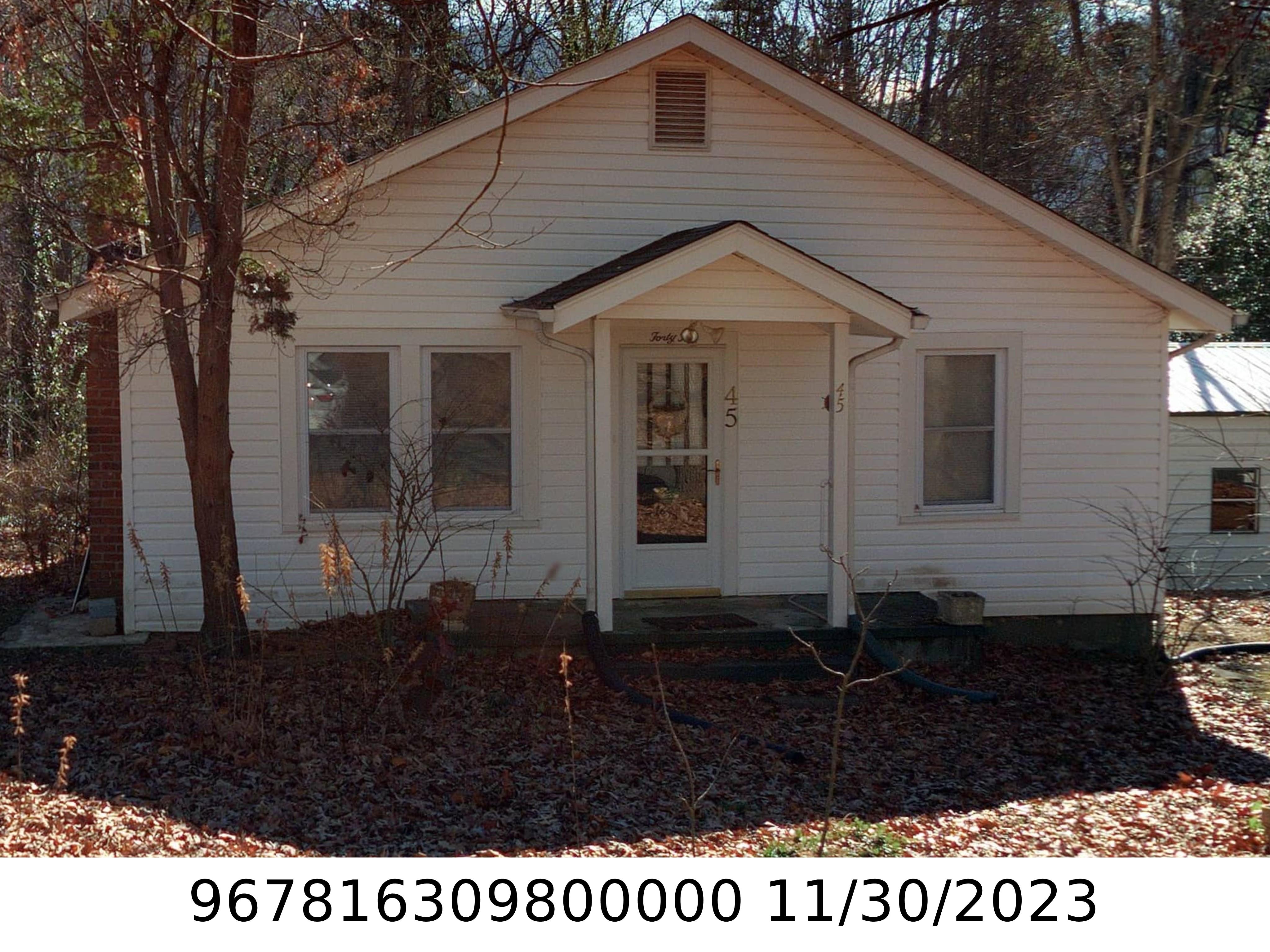 A picture of the property located at 45 BRIGGS RD, ASHEVILLE NC 28805.
