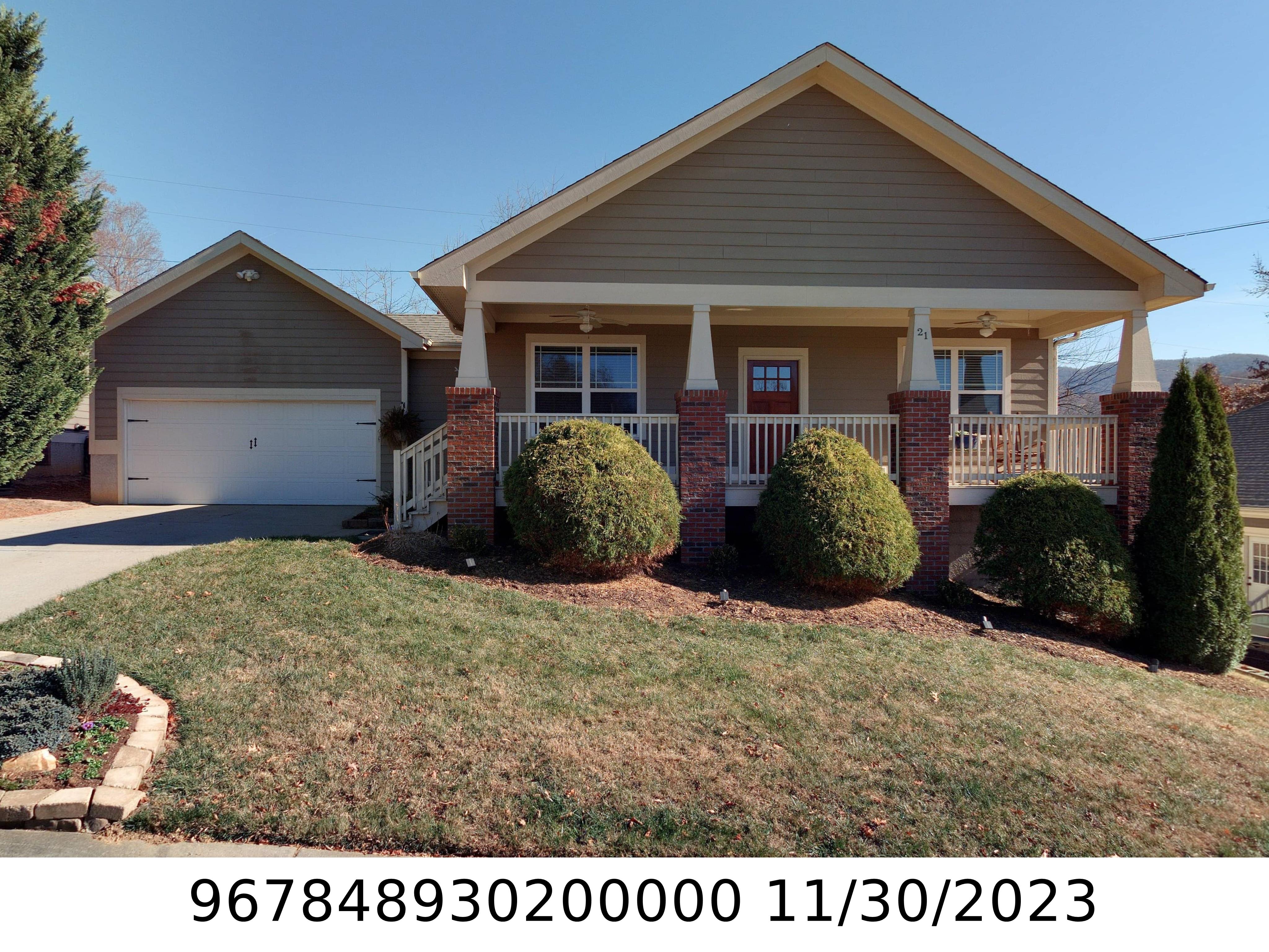 A picture of the property located at 21 BYRDCLIFFE LN, ASHEVILLE NC 28805.