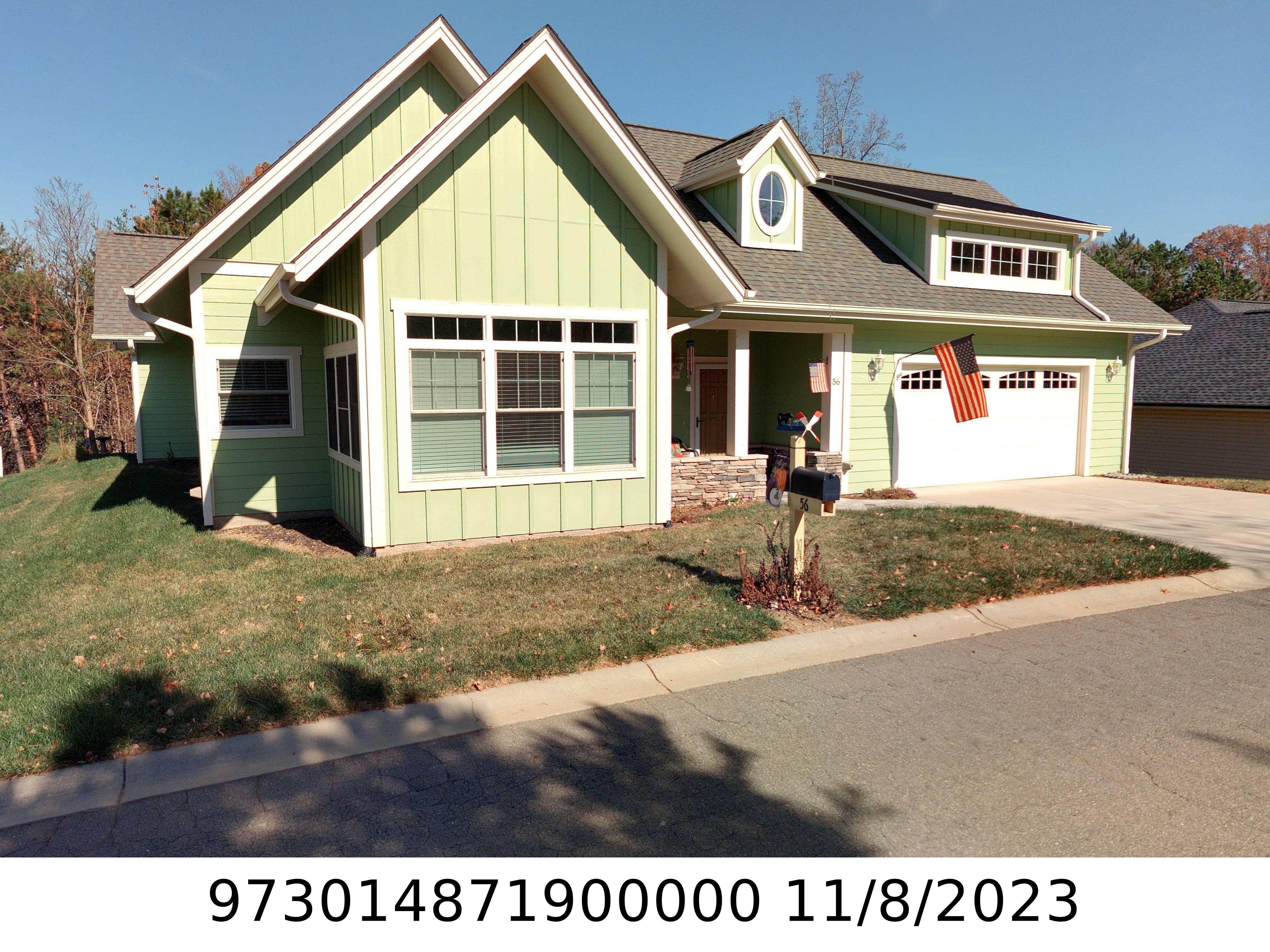 A picture of the property located at 56 RIVER WALK DR, ASHEVILLE NC 28804.