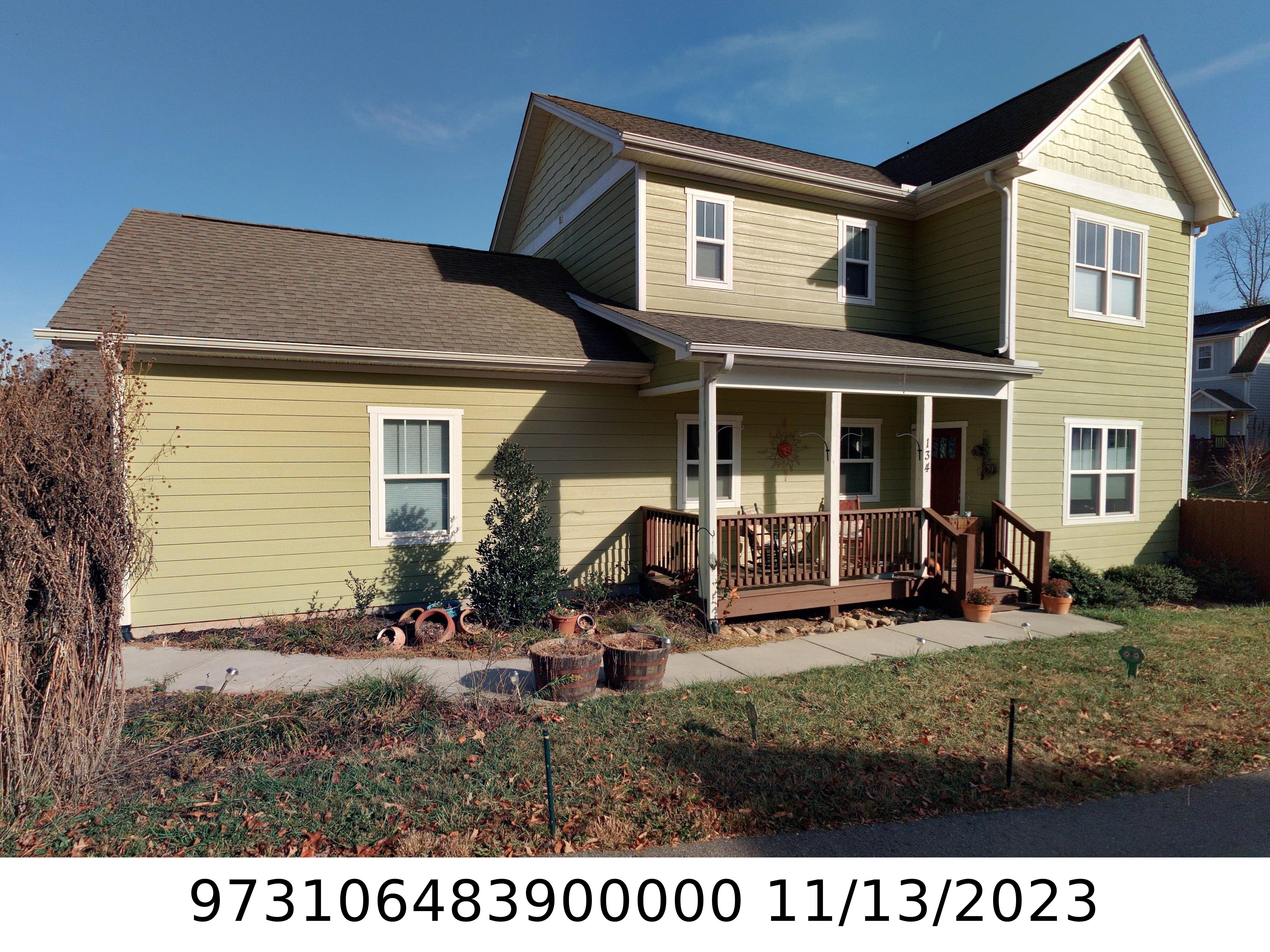 A picture of the property located at 134 GREEN CREEK LOOP, ASHEVILLE NC 28804.