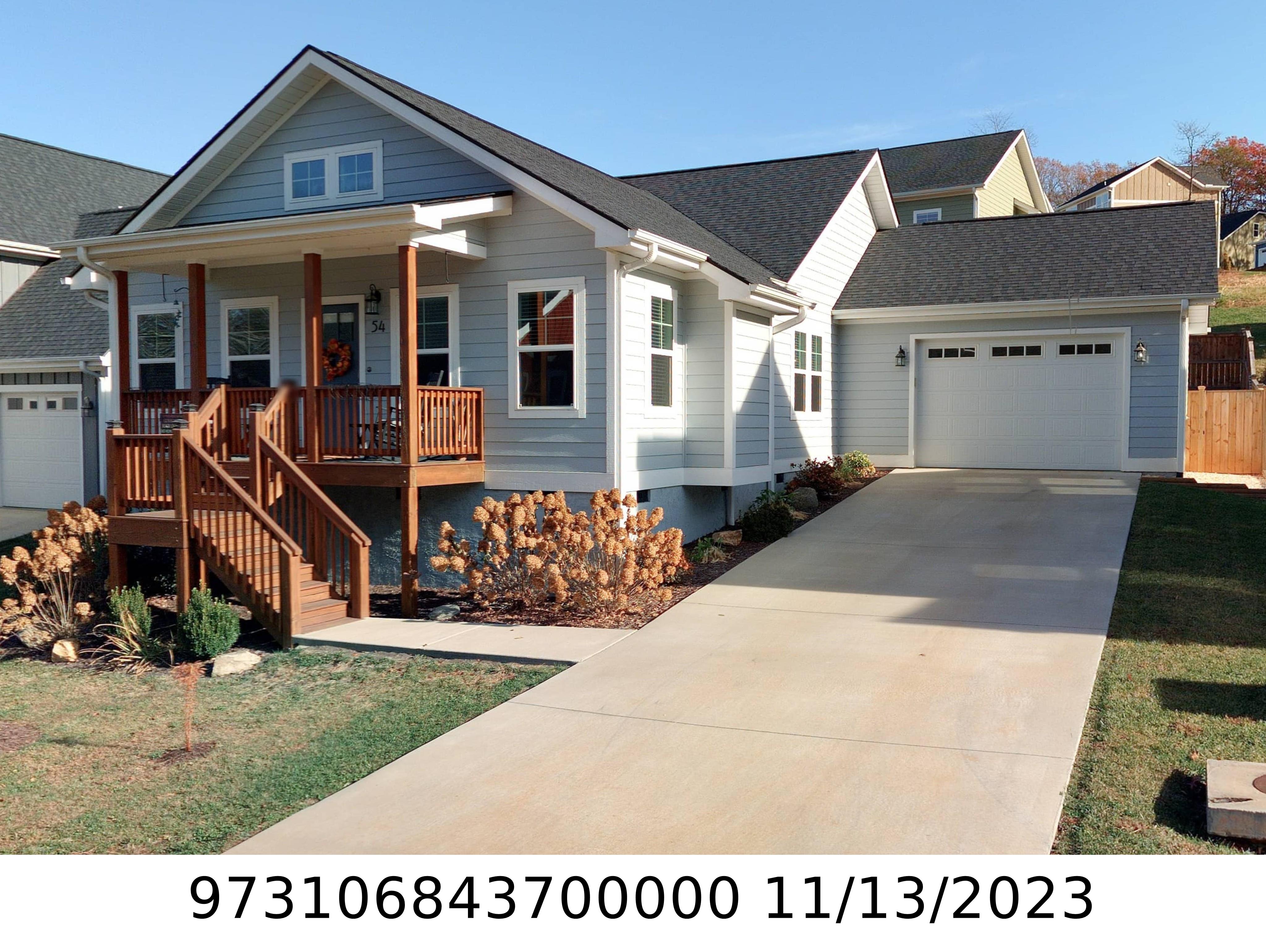 A picture of the property located at 54 GREENWOOD FIELDS DR, ASHEVILLE NC 28804.