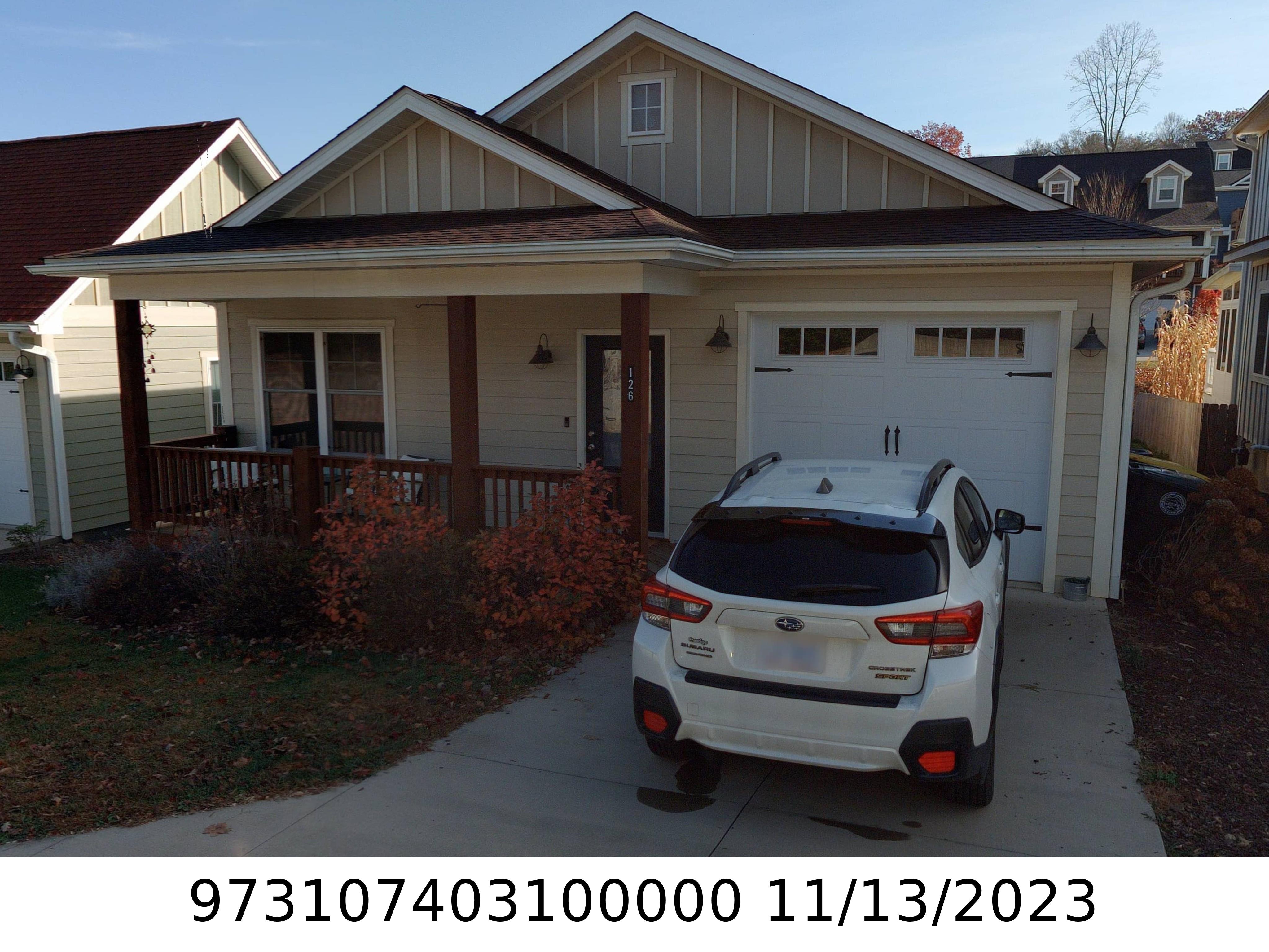 A picture of the property located at 126 GREEN CREEK LOOP, ASHEVILLE NC 28804.
