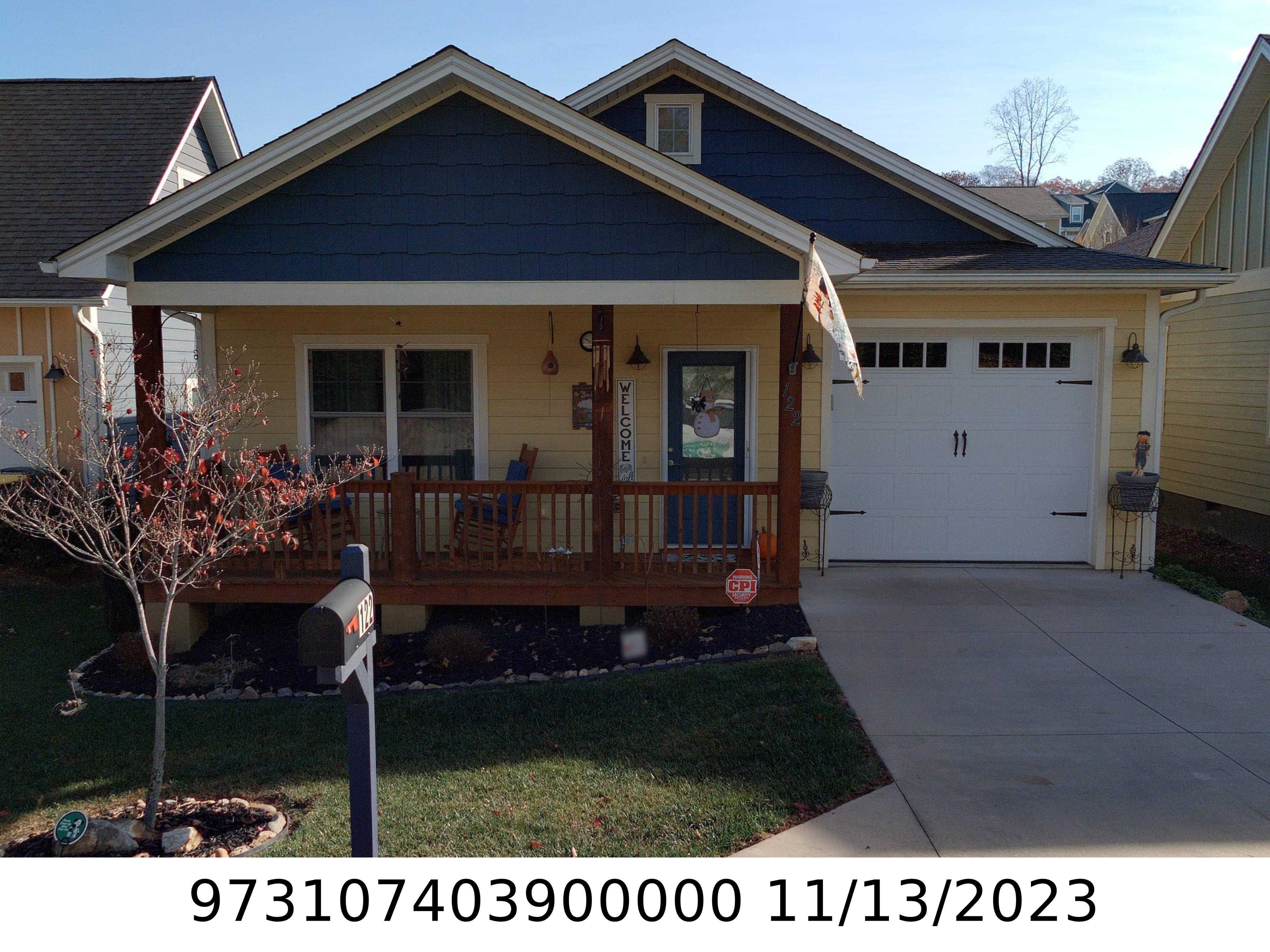 A picture of the property located at 122 GREEN CREEK LOOP, ASHEVILLE NC 28804.