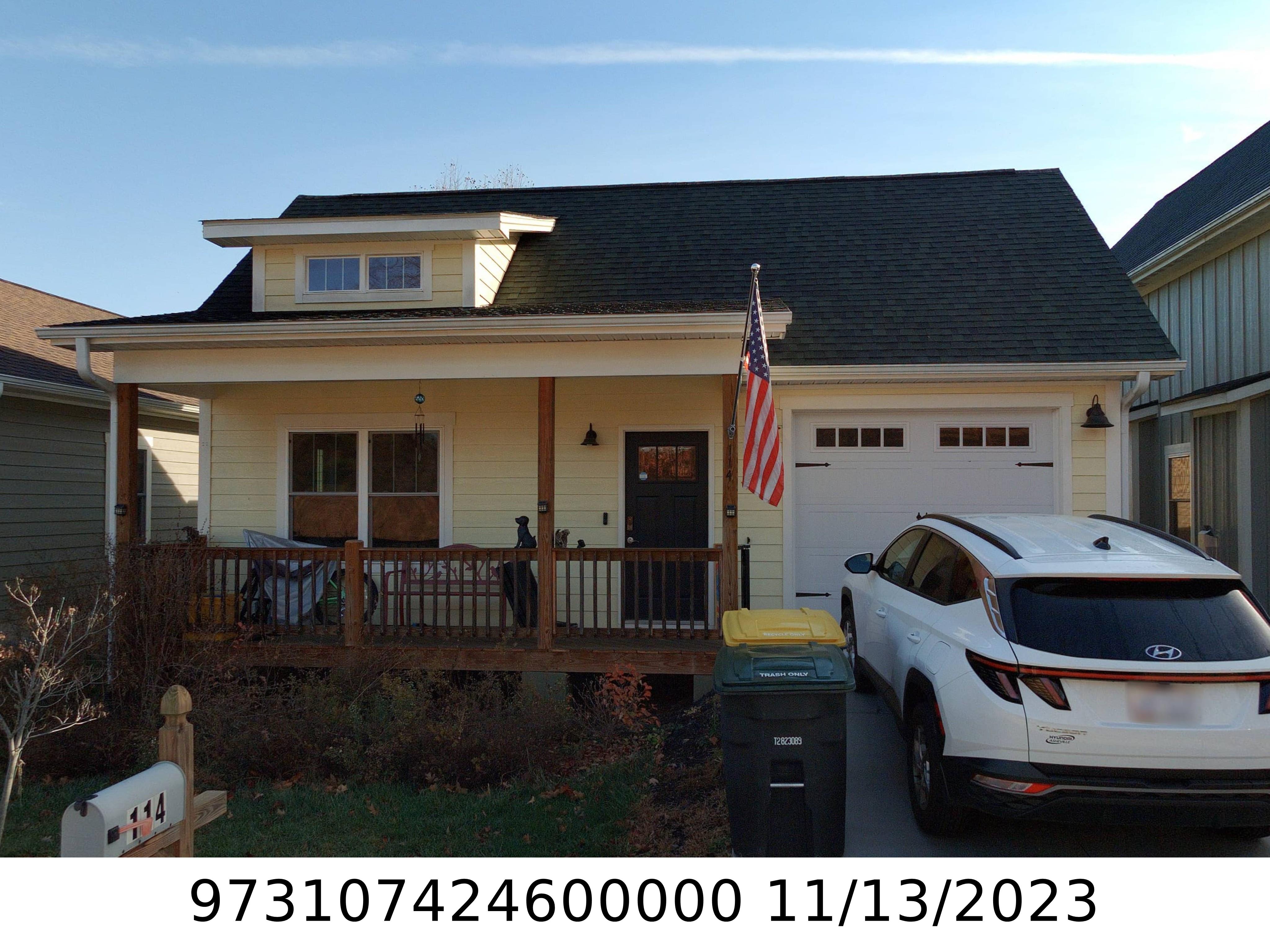 A picture of the property located at 114 GREEN CREEK LOOP, ASHEVILLE NC 28804.
