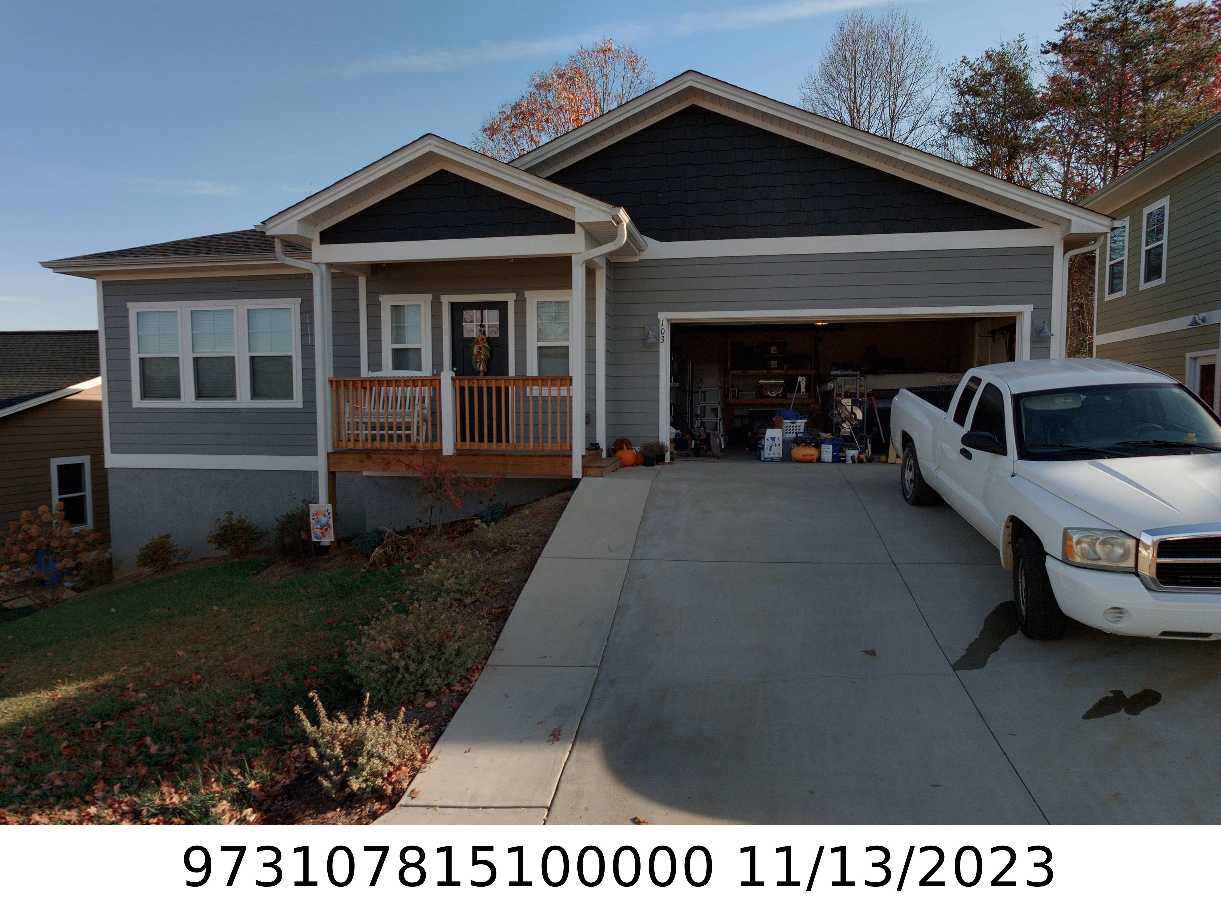 A picture of the property located at 103 GREENWOOD FIELDS DR, ASHEVILLE NC 28804.