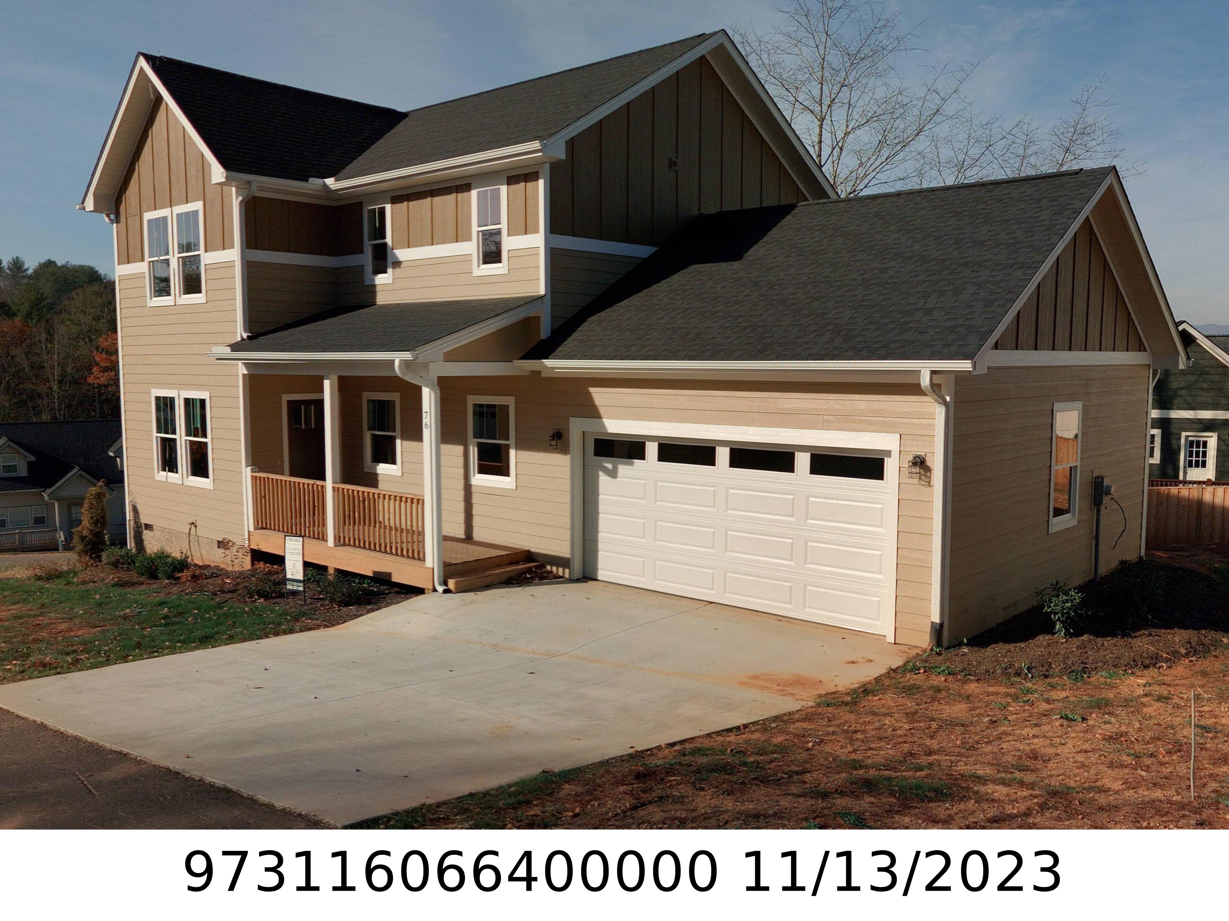 A picture of the property located at 76 GREENWOOD FIELDS DR, ASHEVILLE NC 28804.