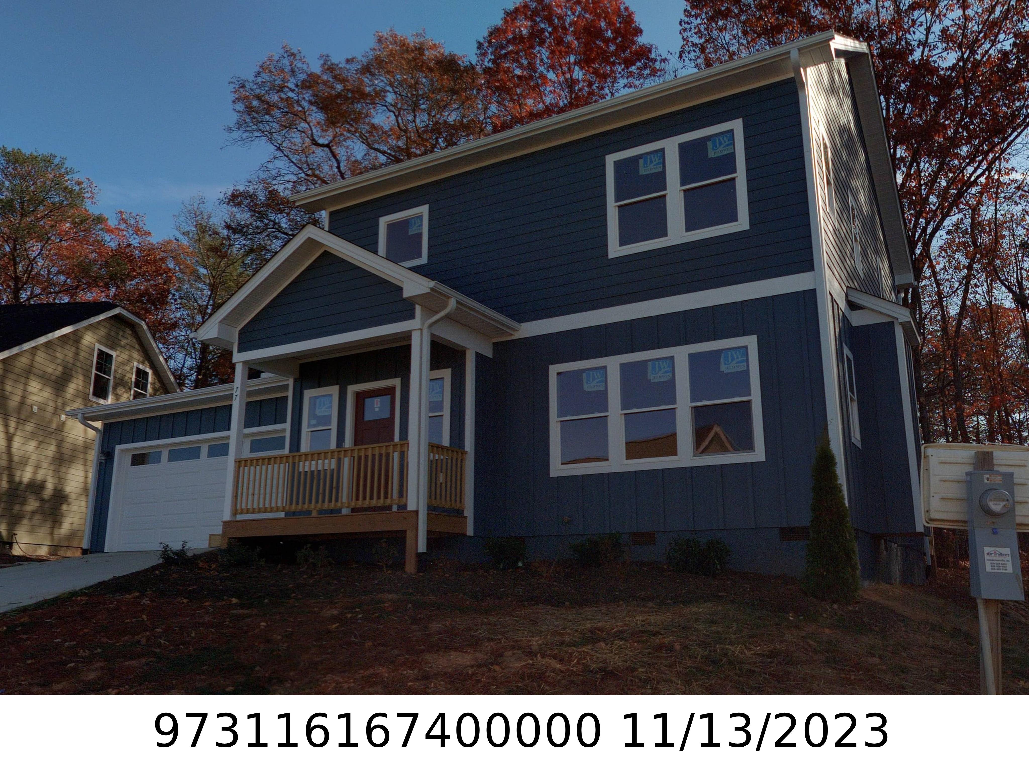 A picture of the property located at 77 GREENWOOD FIELDS DR, ASHEVILLE NC 28804.