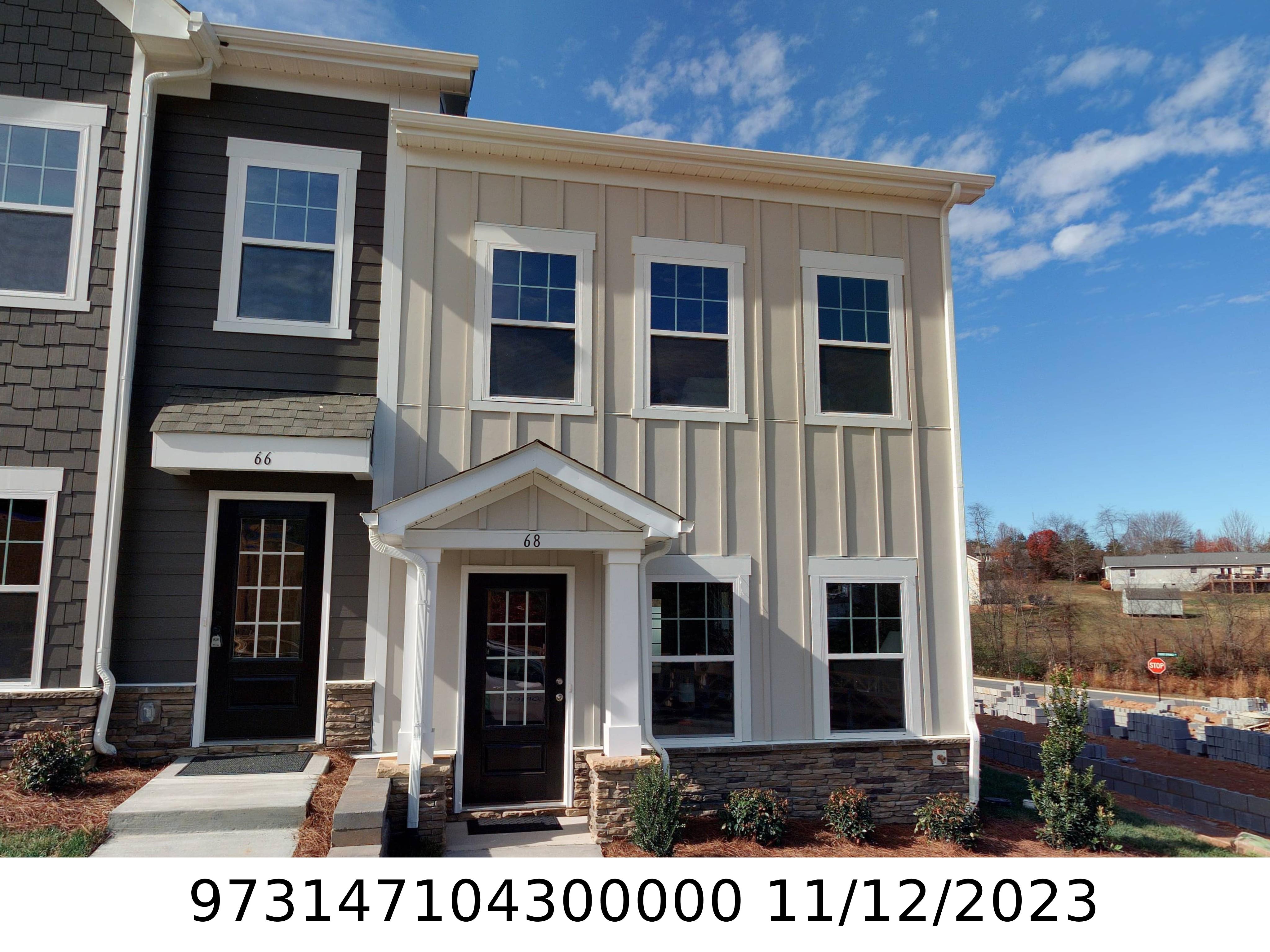 A picture of the property located at 68 WALNUT SPRINGS DR, ASHEVILLE NC 28804.