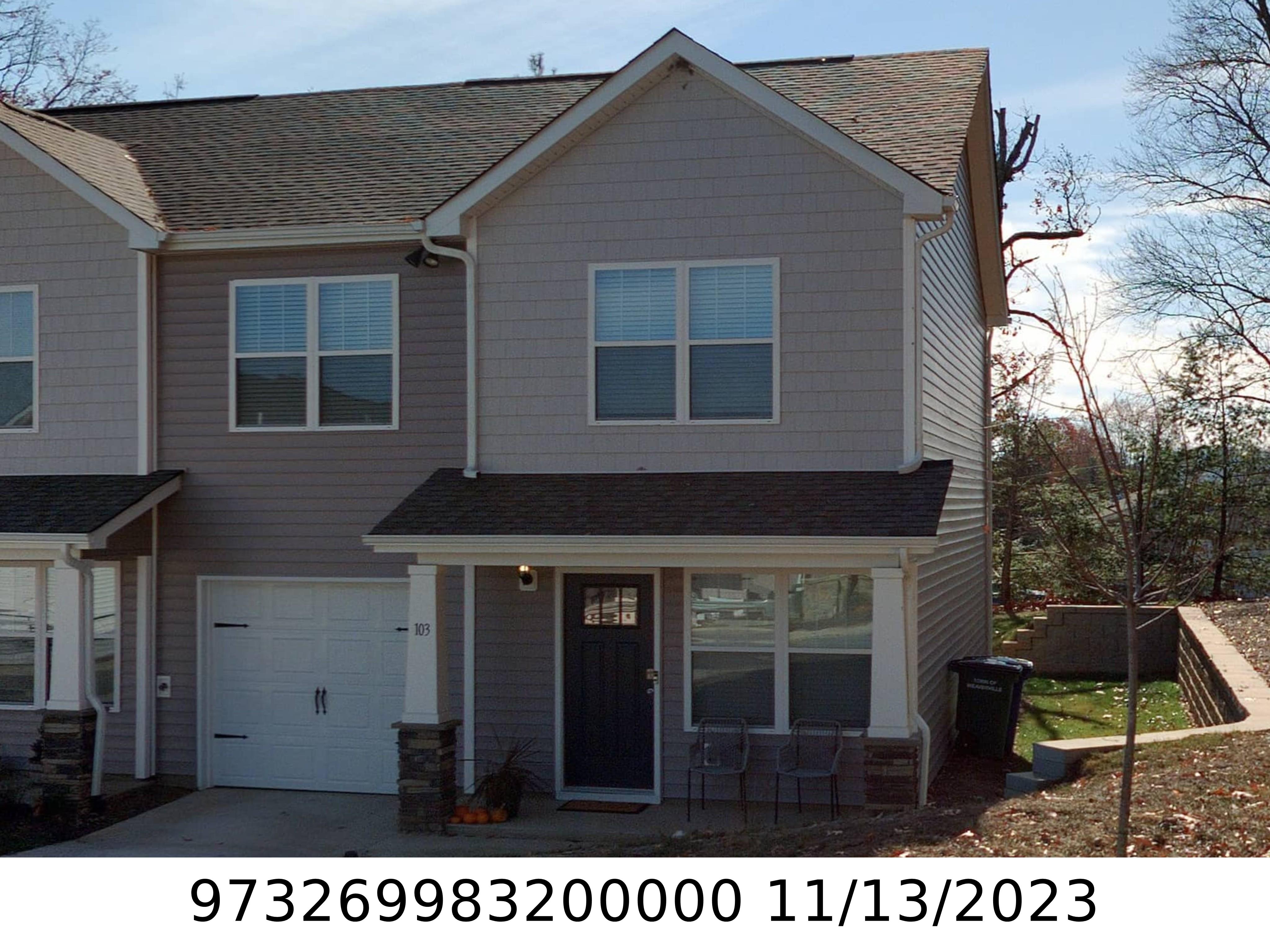 A picture of the property located at 103 GREGORY CT, WEAVERVILLE NC 28787.