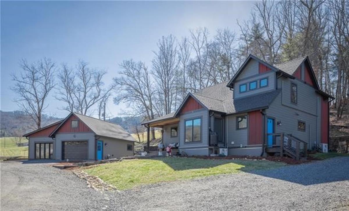A picture of the property located at 45 UPPER HERRON COVE RD, WEAVERVILLE NC 28787.