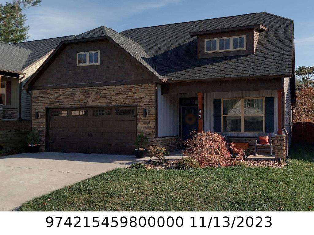 A picture of the property located at 60 BROWN ST, WEAVERVILLE NC 28787.
