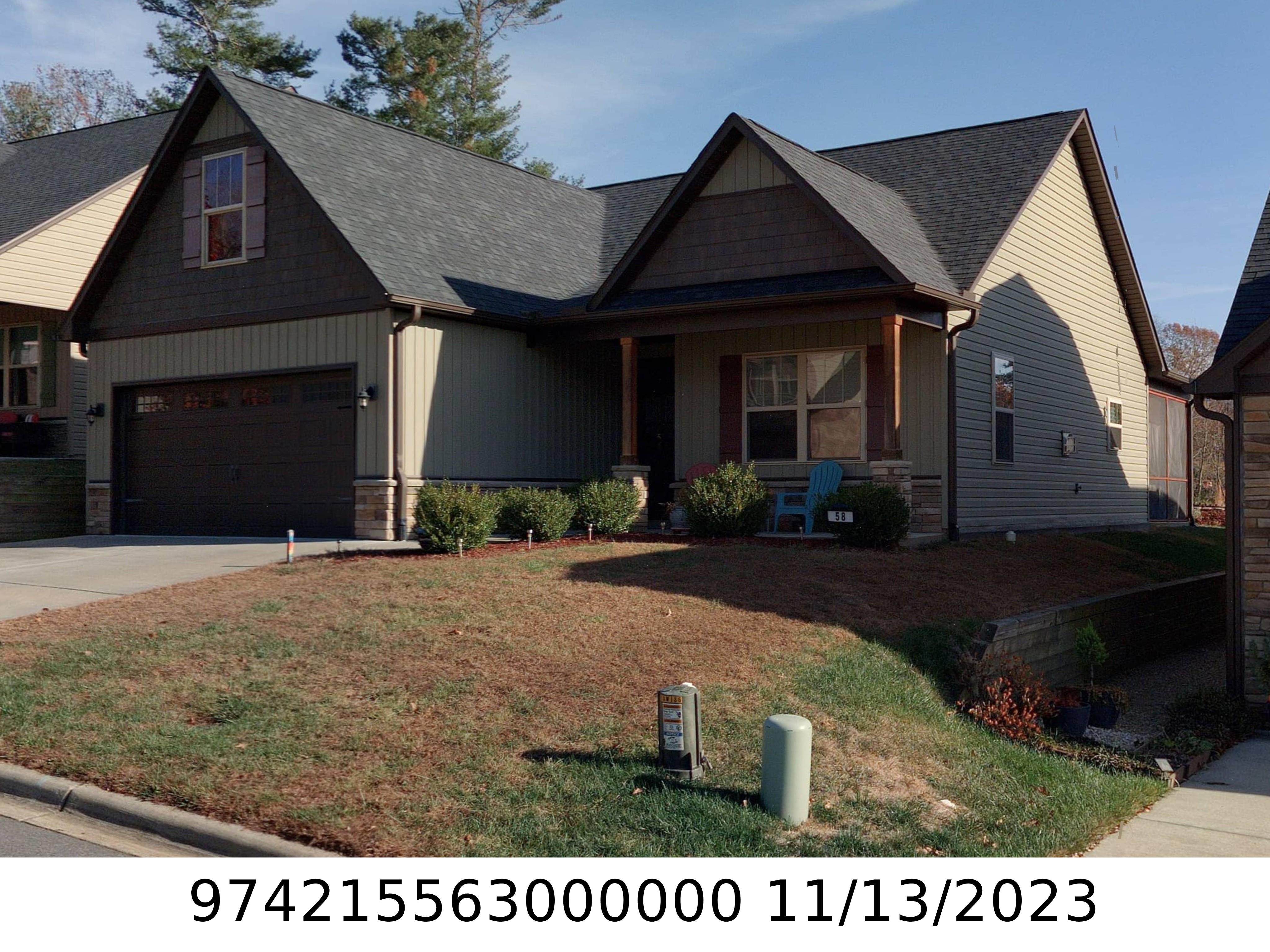 A picture of the property located at 58 BROWN ST, WEAVERVILLE NC 28787.