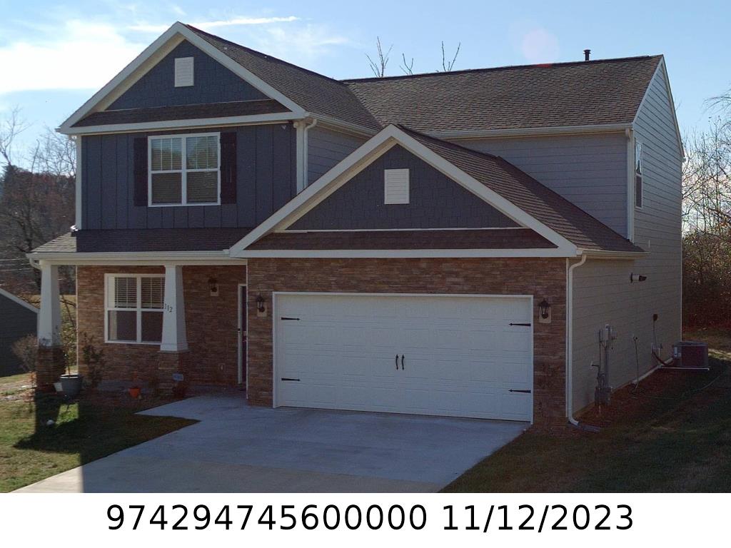 A picture of the property located at 112 AMBLERS KNOLL RD, WEAVERVILLE NC 28787.