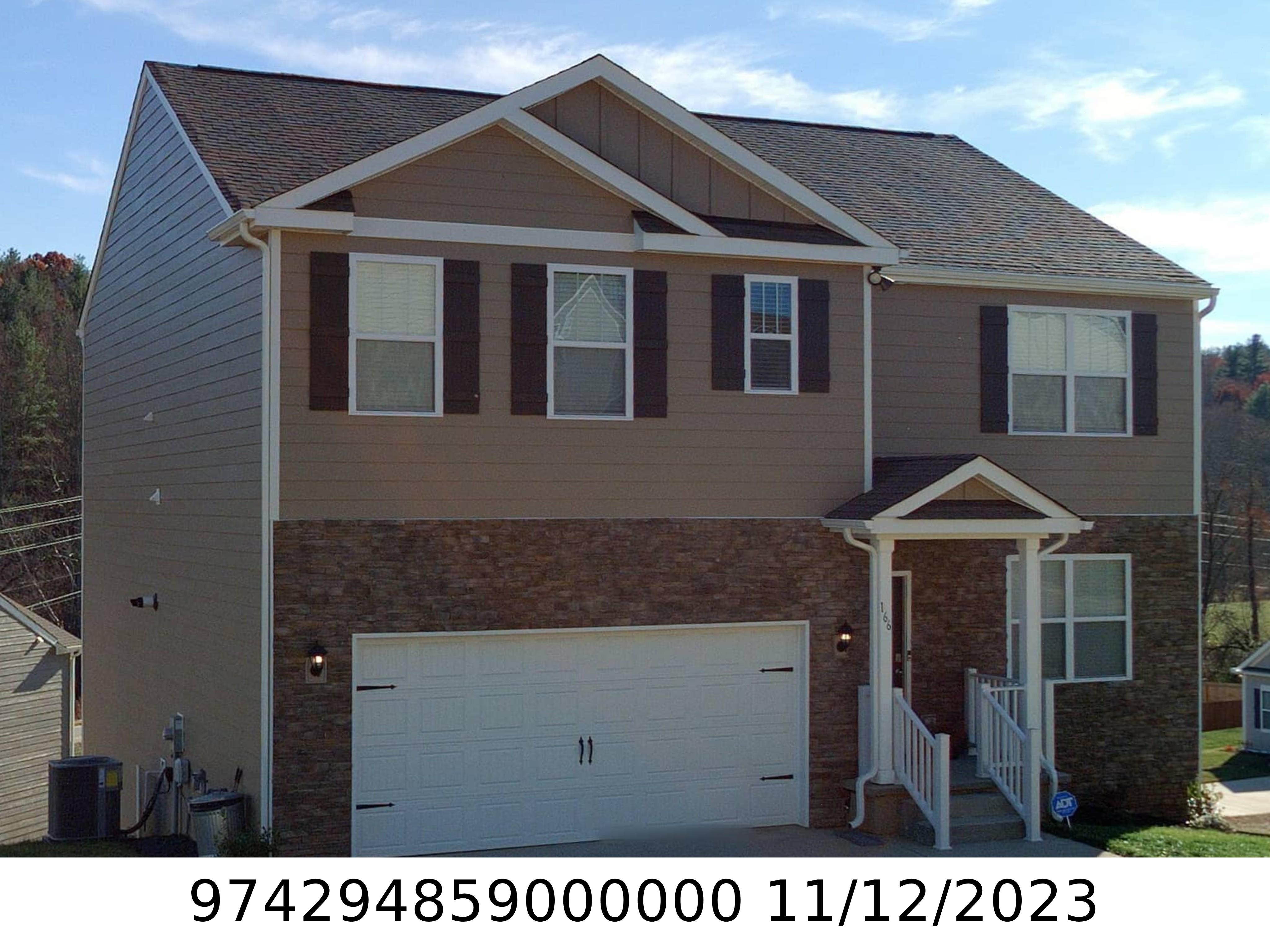 A picture of the property located at 166 AMBLERS KNOLL RD, WEAVERVILLE NC 28787.
