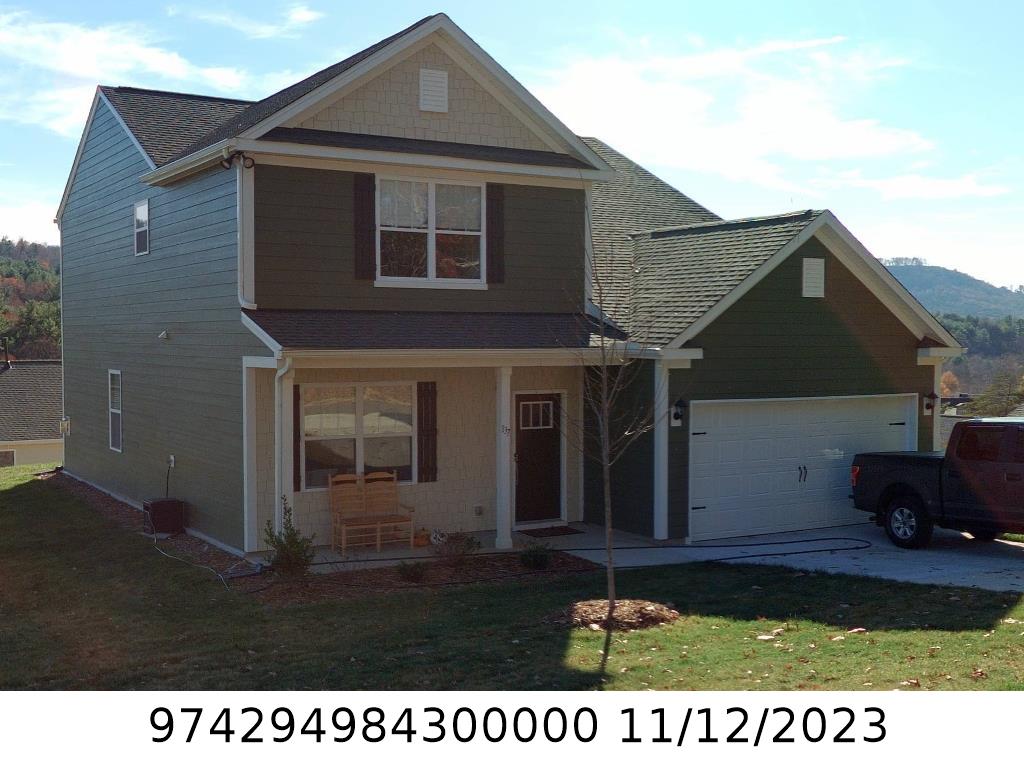 A picture of the property located at 137 AMBLERS KNOLL RD, WEAVERVILLE NC 28787.