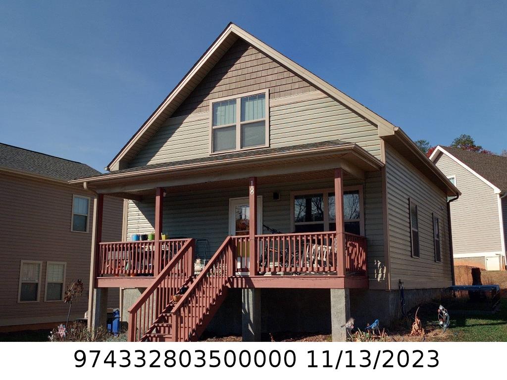 A picture of the property located at 18 LILLIE FARM LN, WEAVERVILLE NC 28787.