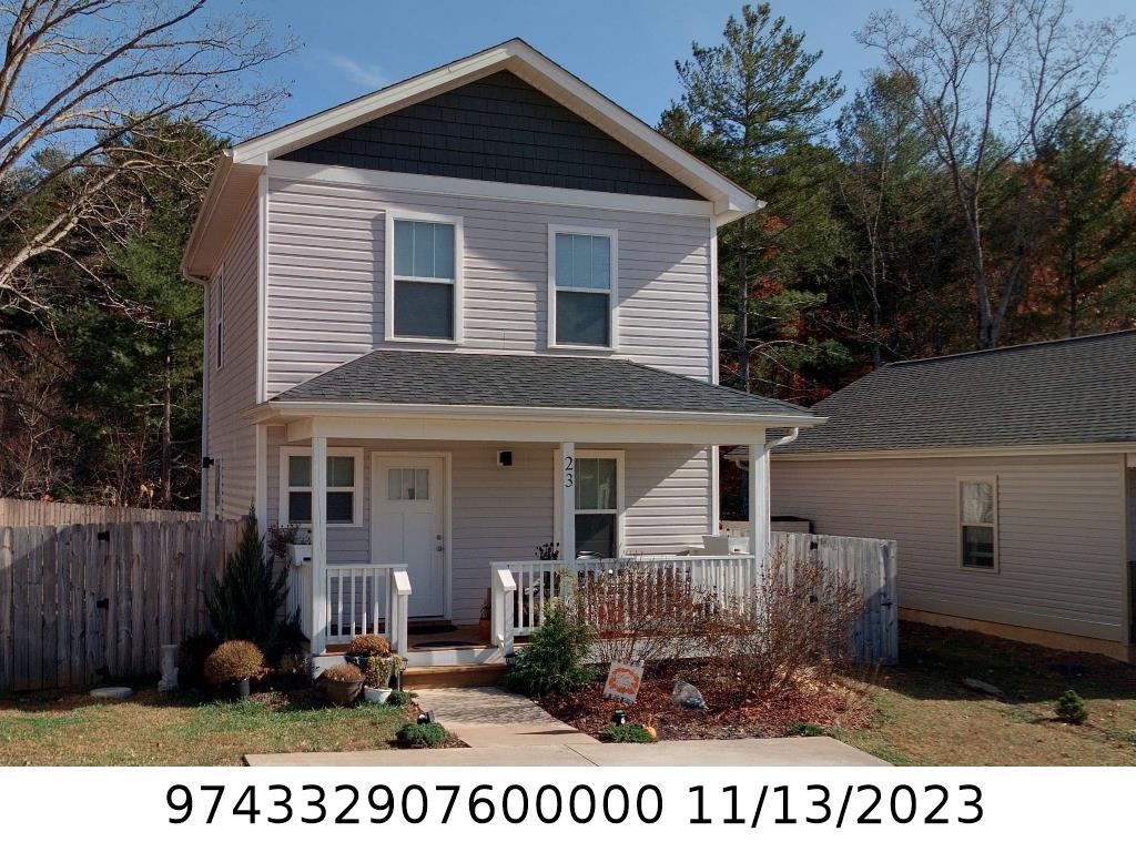 A picture of the property located at 23 LILLIE FARM LN, WEAVERVILLE NC 28787.