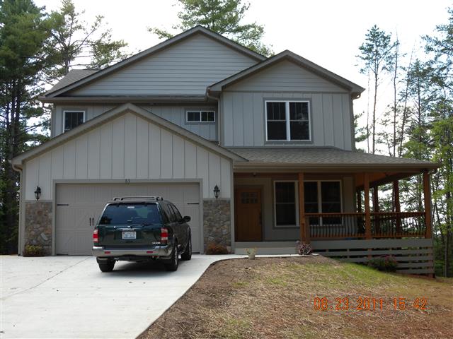 A picture of the property located at 51 CHERRY RIDGE LN, WEAVERVILLE NC 28787.