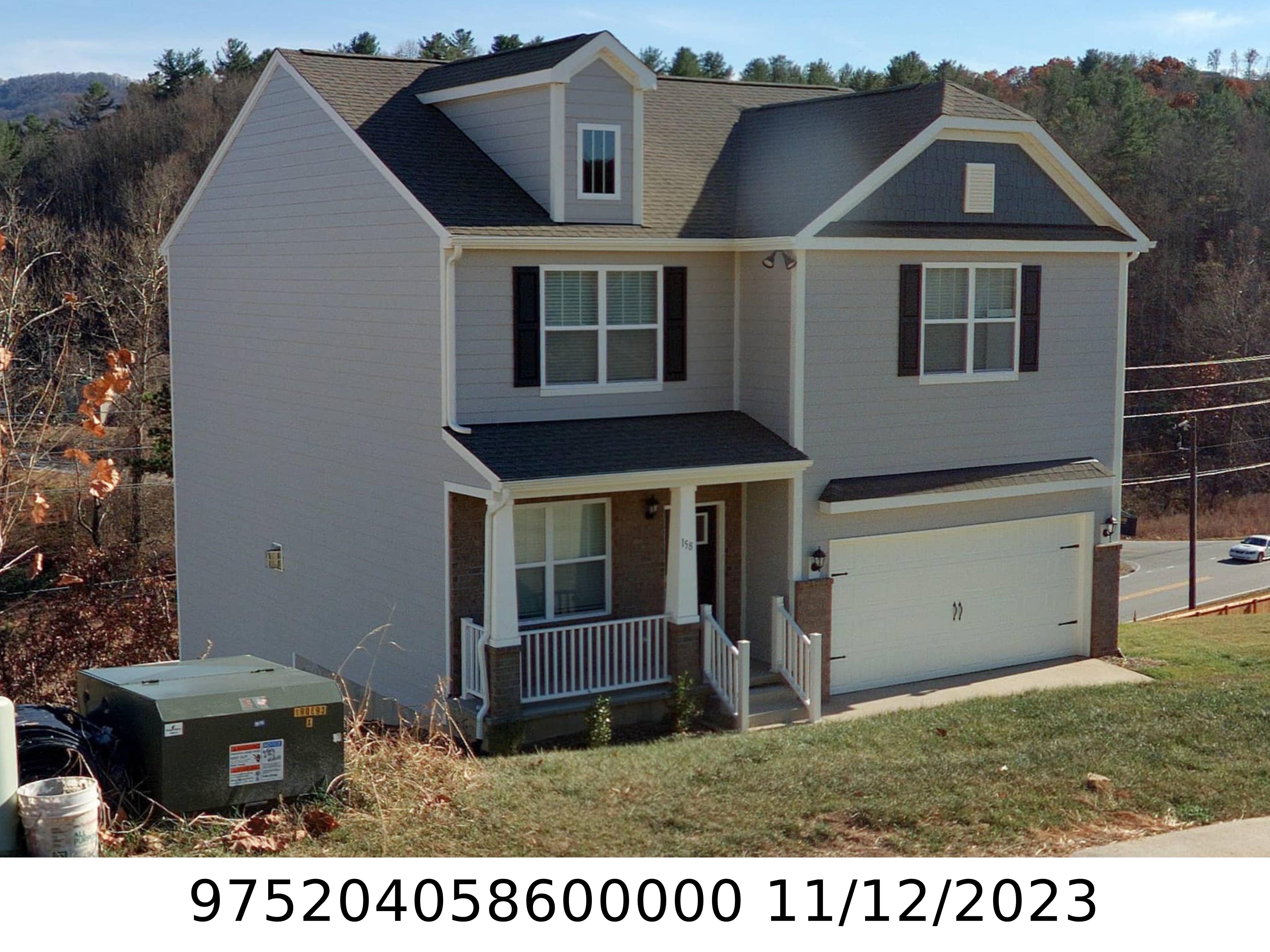 A picture of the property located at 158 AMBLERS KNOLL RD, WEAVERVILLE NC 28787.