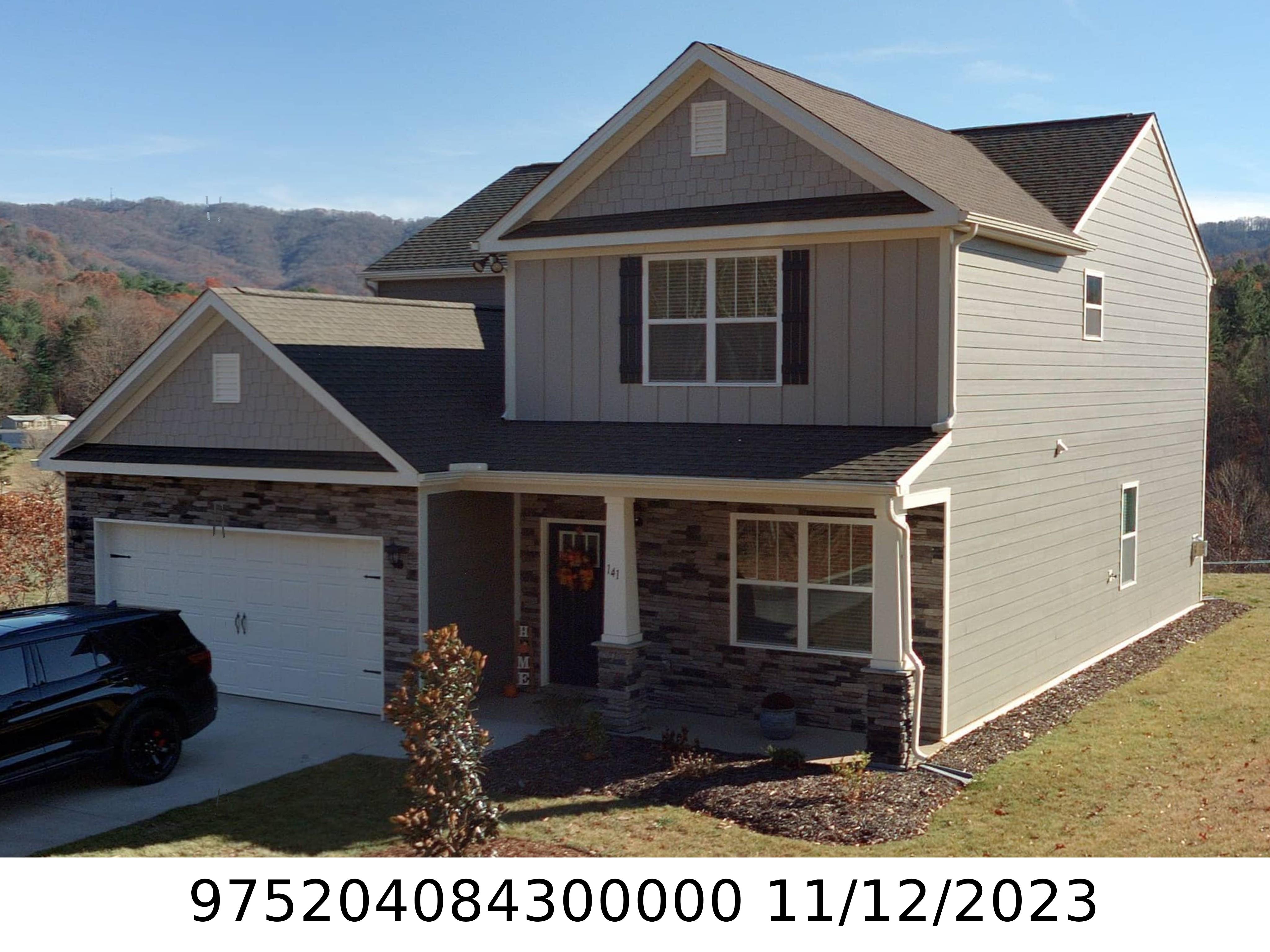 A picture of the property located at 141 AMBLERS KNOLL RD, WEAVERVILLE NC 28787.