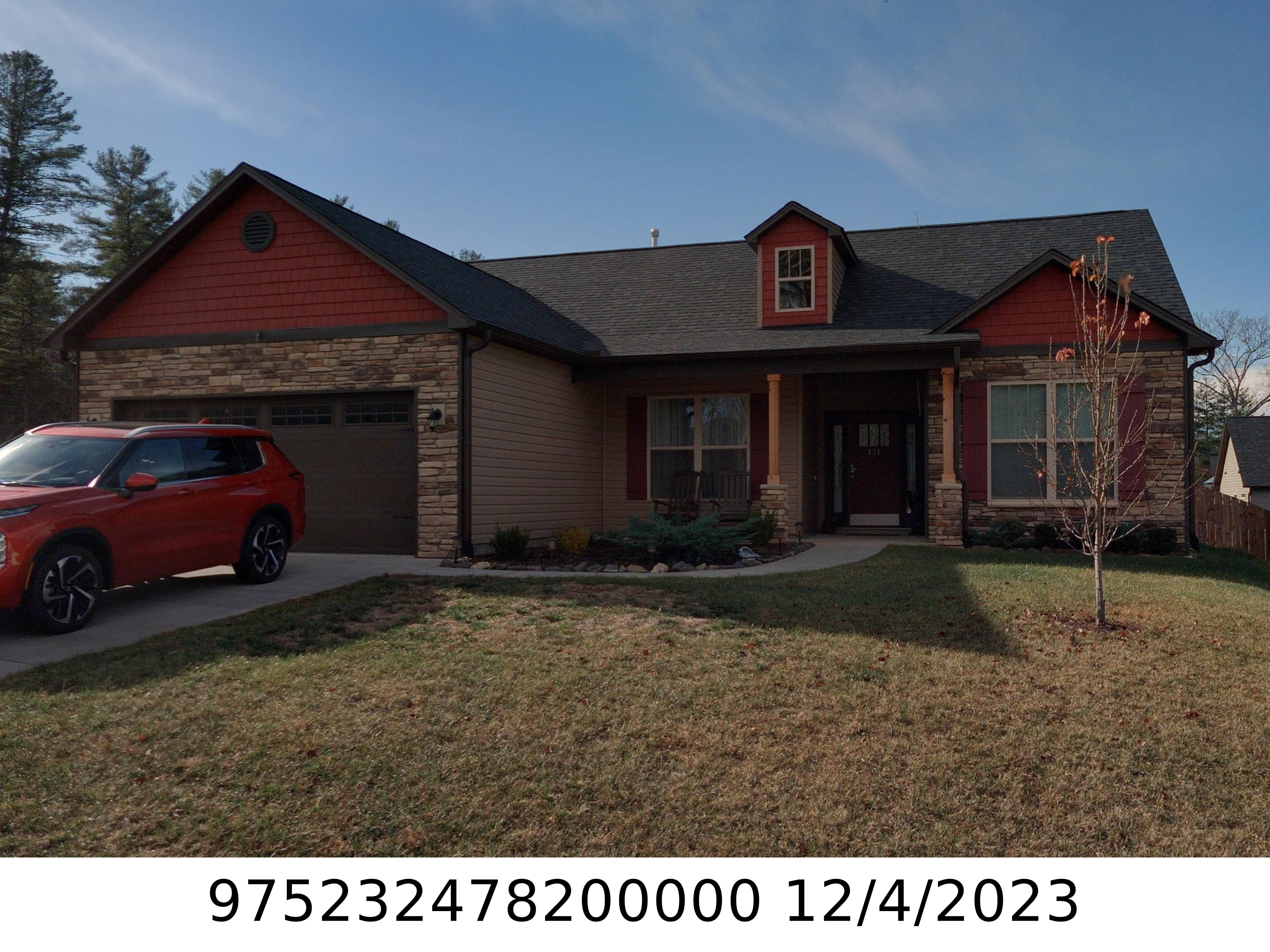 A picture of the property located at 131 WATER LEAF DR, WEAVERVILLE NC 28787.