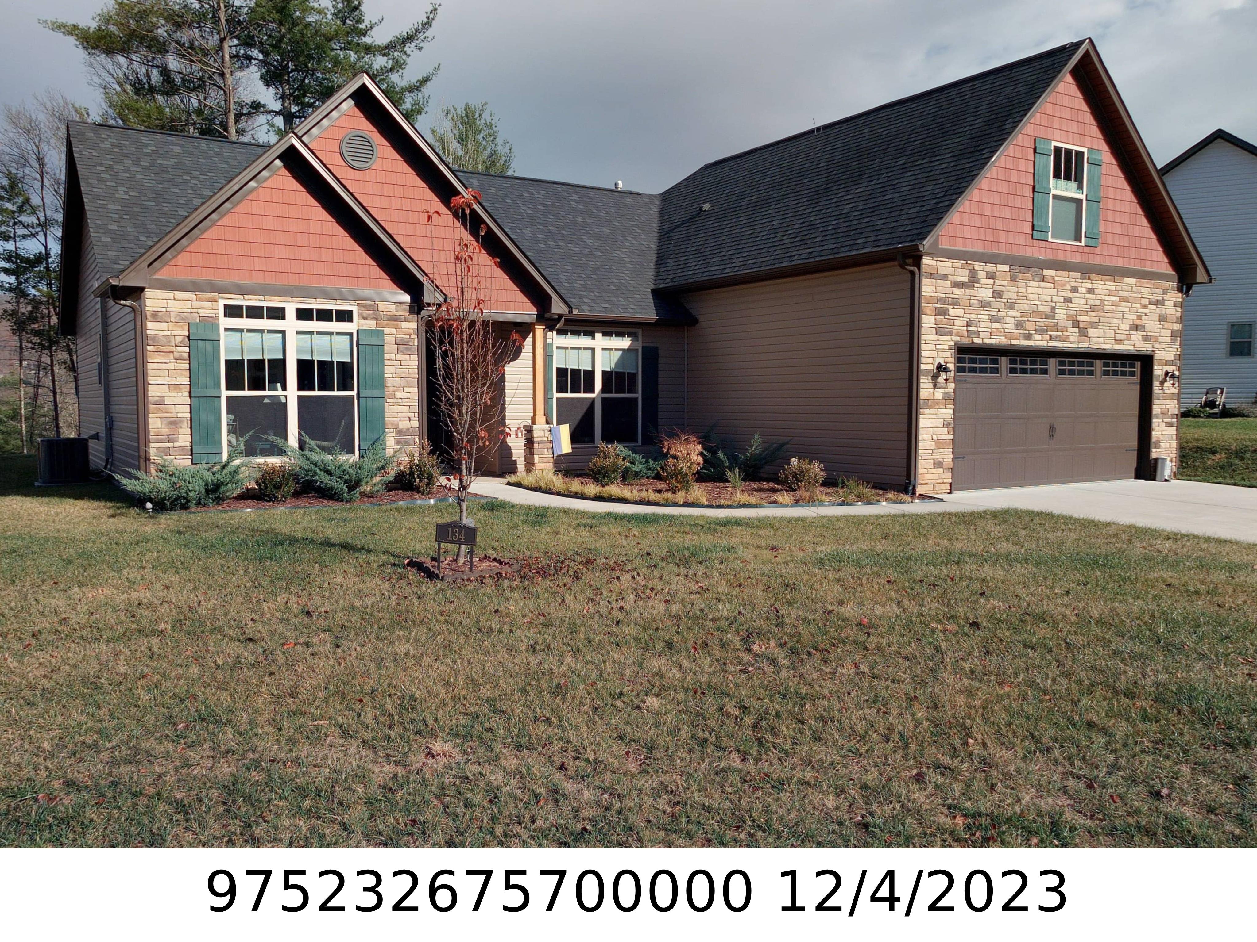 A picture of the property located at 134 WATER LEAF DR, WEAVERVILLE NC 28787.