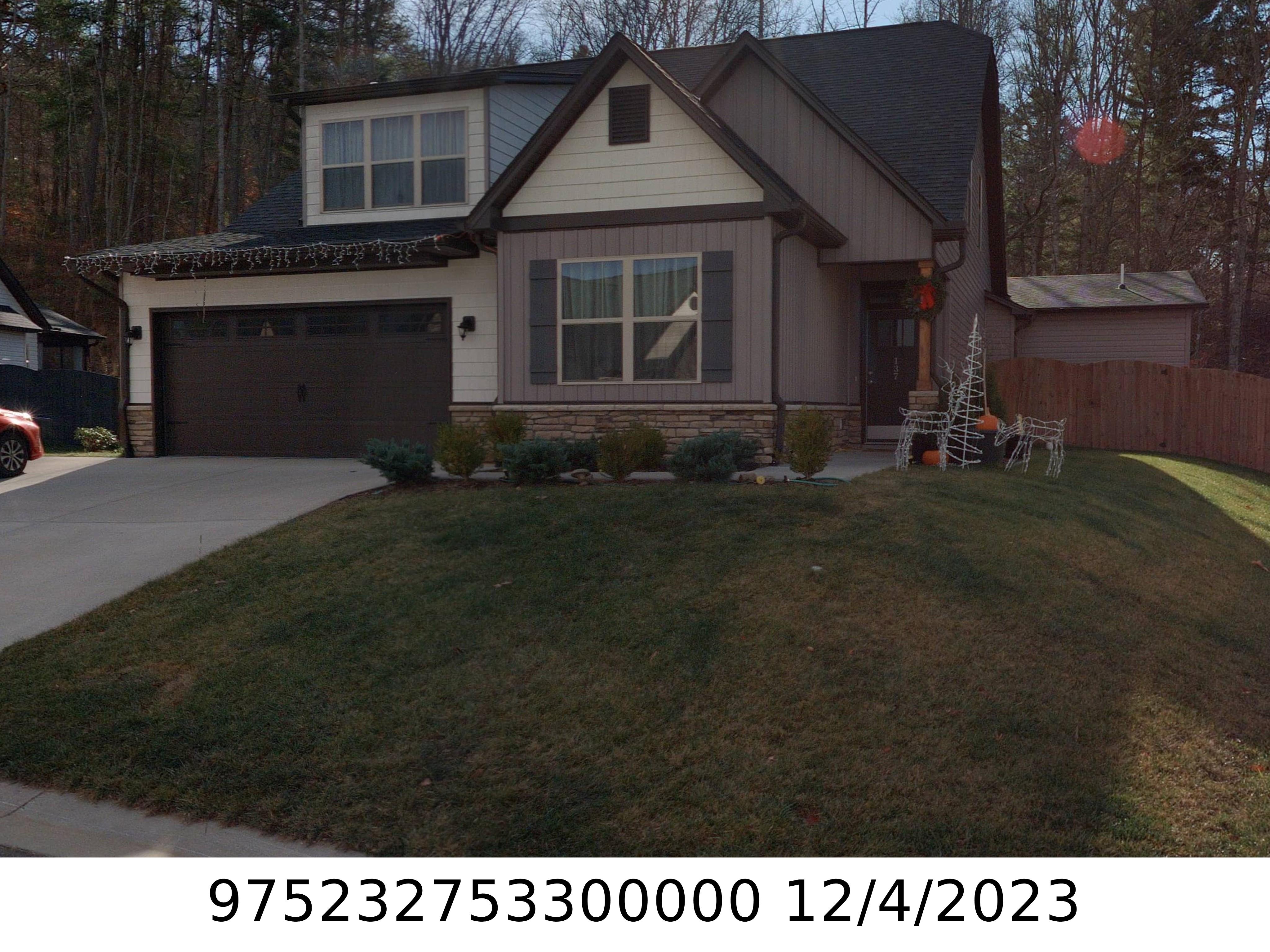 A picture of the property located at 137 WATER LEAF DR, WEAVERVILLE NC 28787.