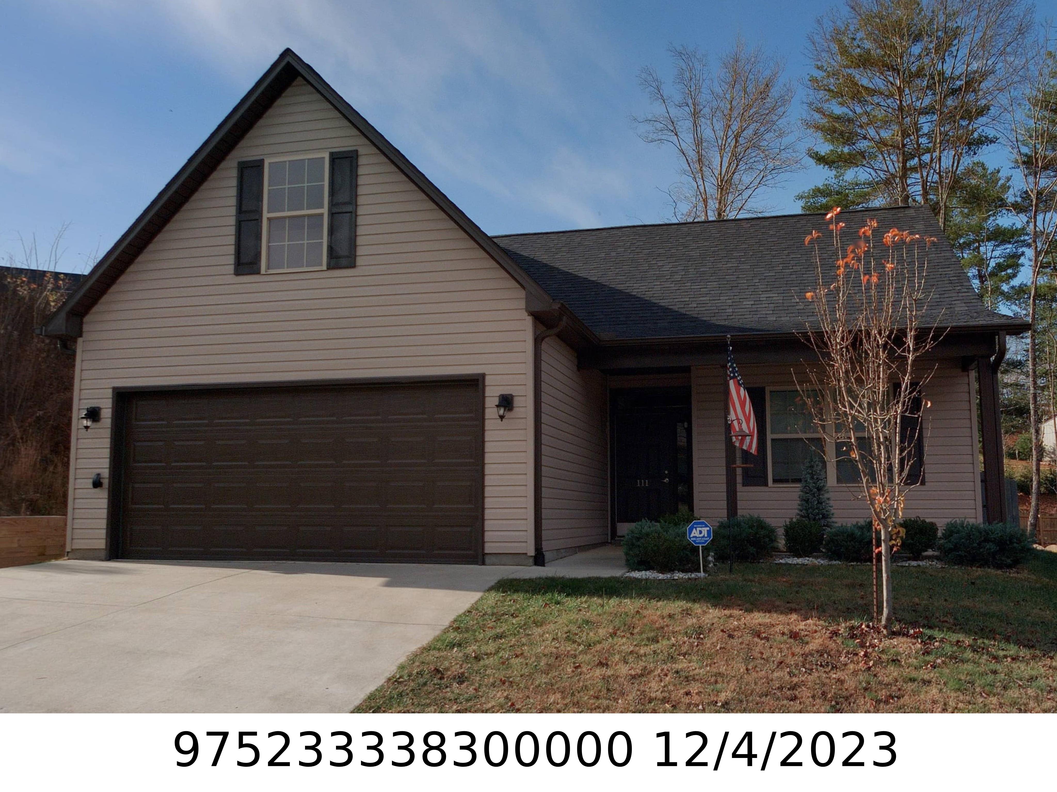 A picture of the property located at 111 WATER LEAF DR, WEAVERVILLE NC 28787.