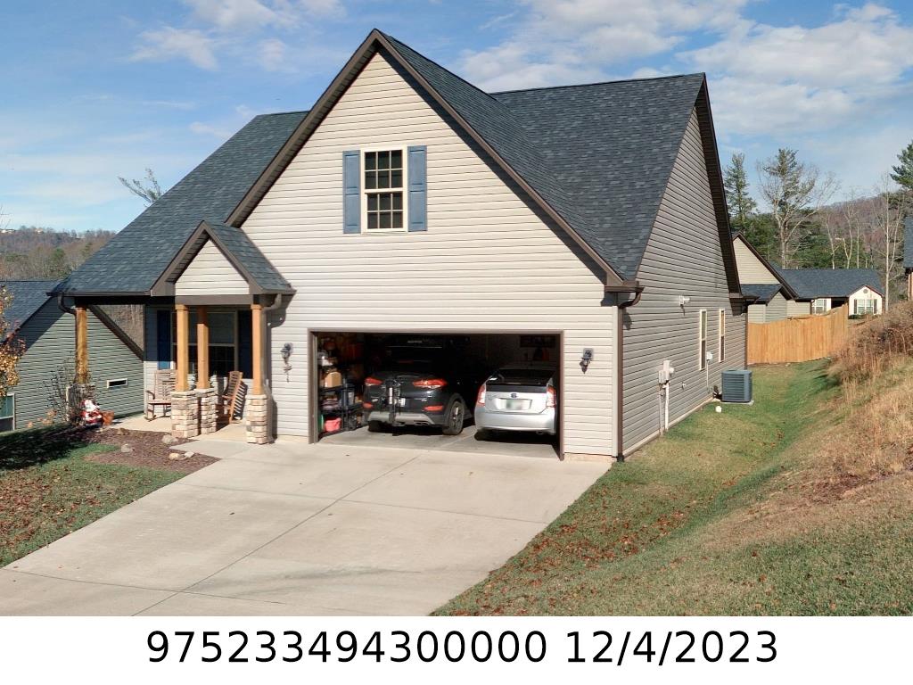 A picture of the property located at 233 WATER LEAF DR, WEAVERVILLE NC 28787.