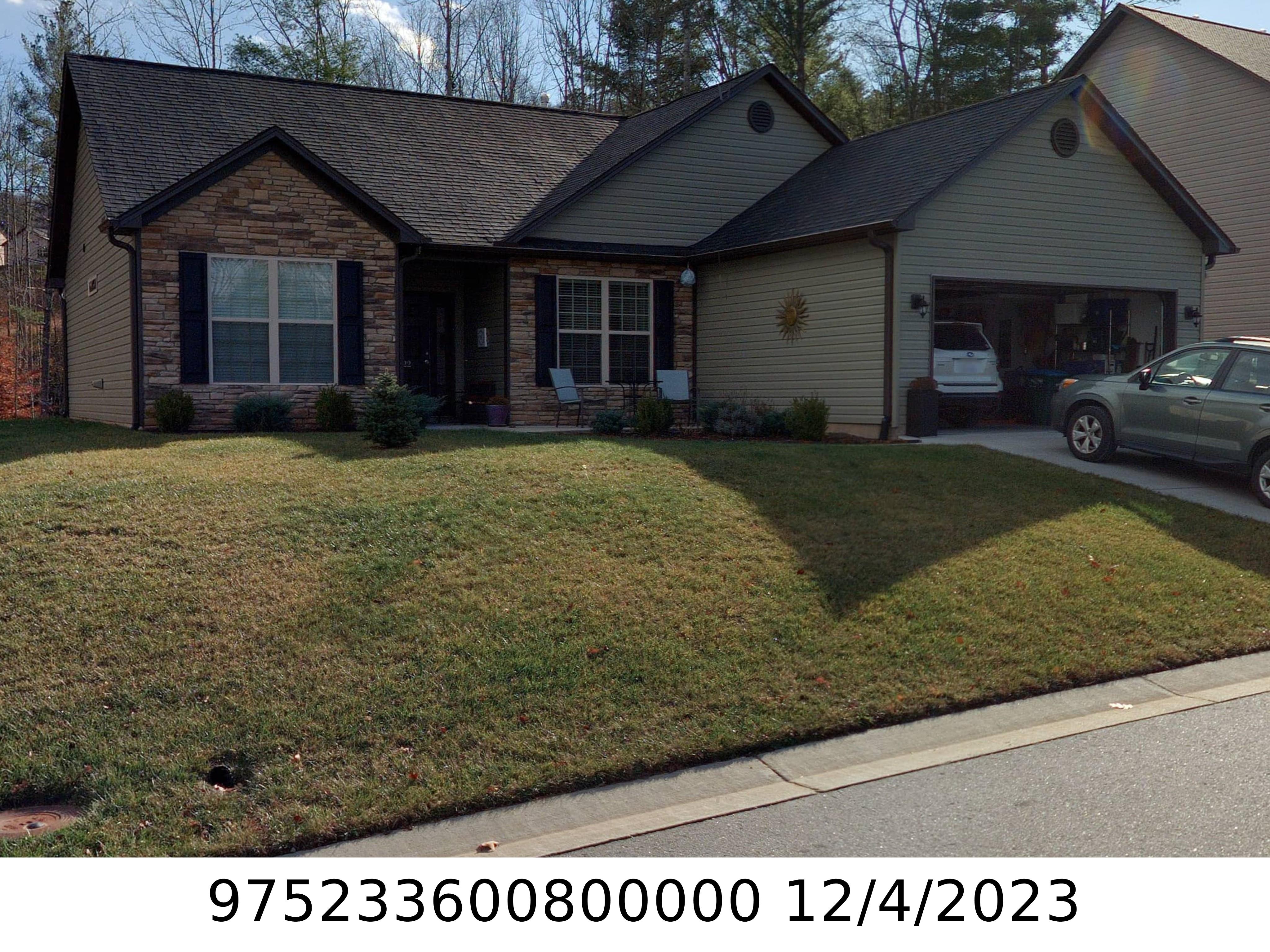 A picture of the property located at 122 WATER LEAF DR, WEAVERVILLE NC 28787.