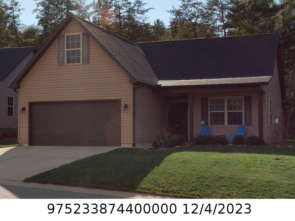 A picture of the property located at 212 WATER LEAF DR, WEAVERVILLE NC 28787.
