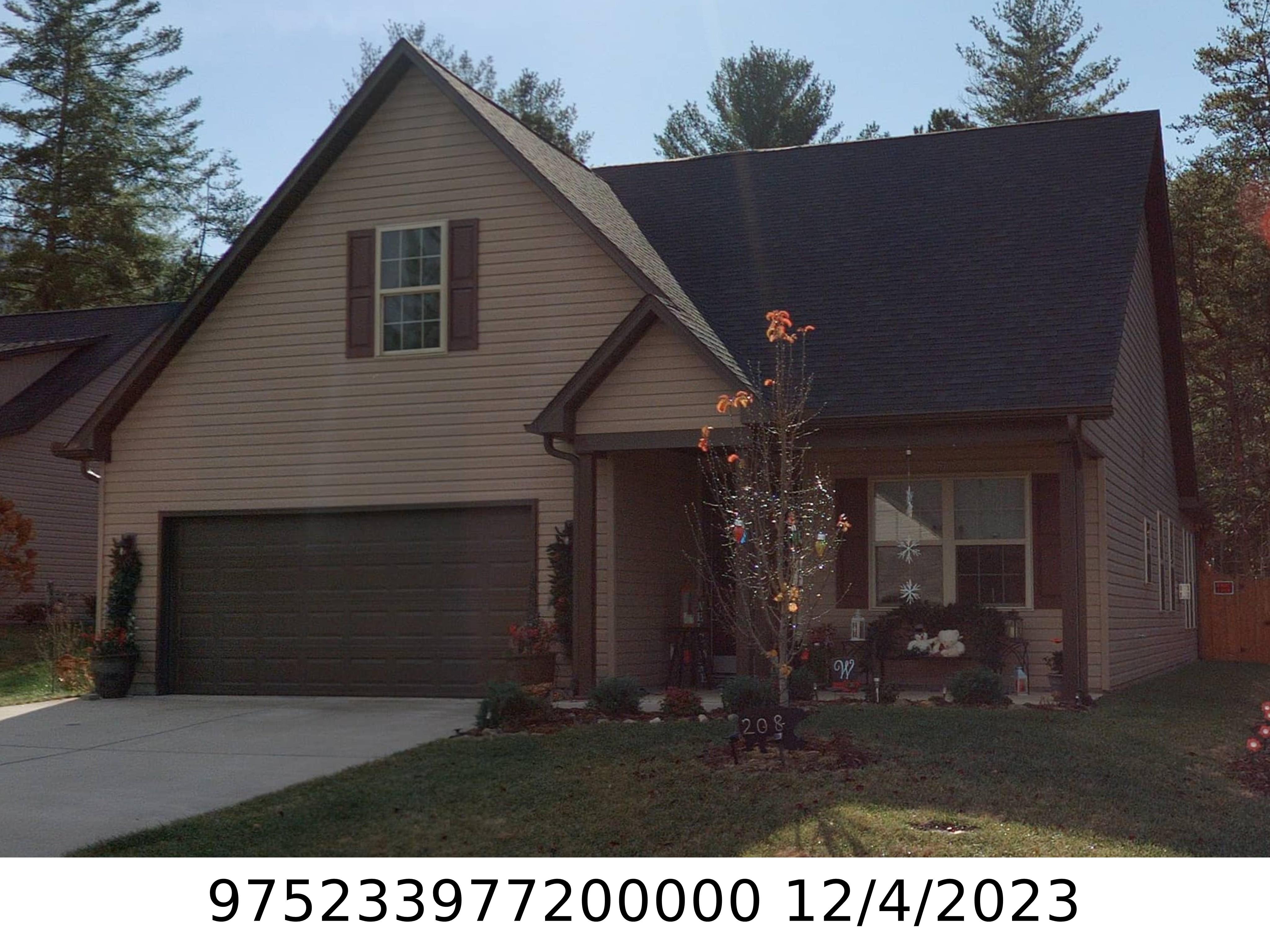 A picture of the property located at 208 WATER LEAF DR, WEAVERVILLE NC 28787.
